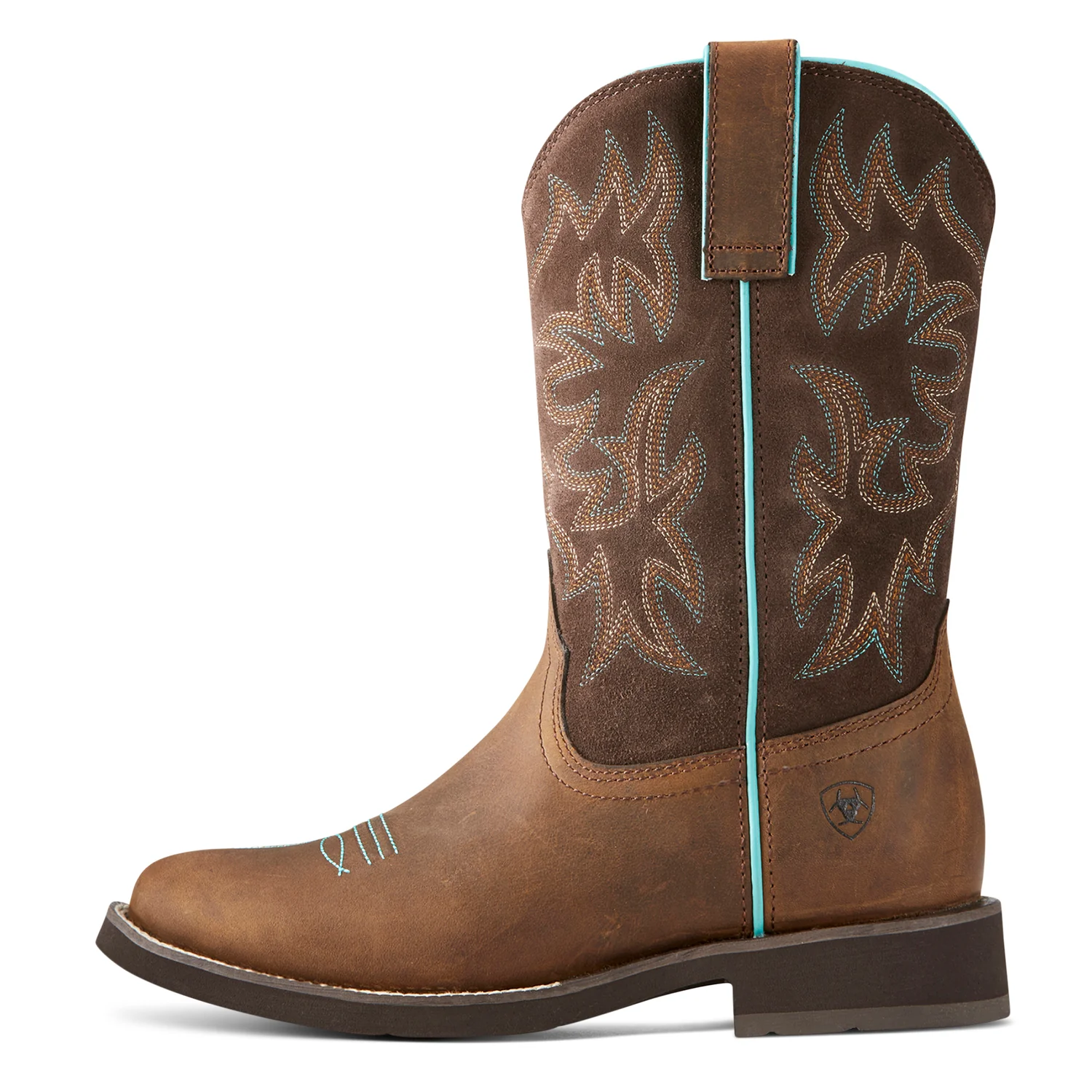 Ariat Women's Delilah Western Boot - Distressed Brown/Fudge - Image 3