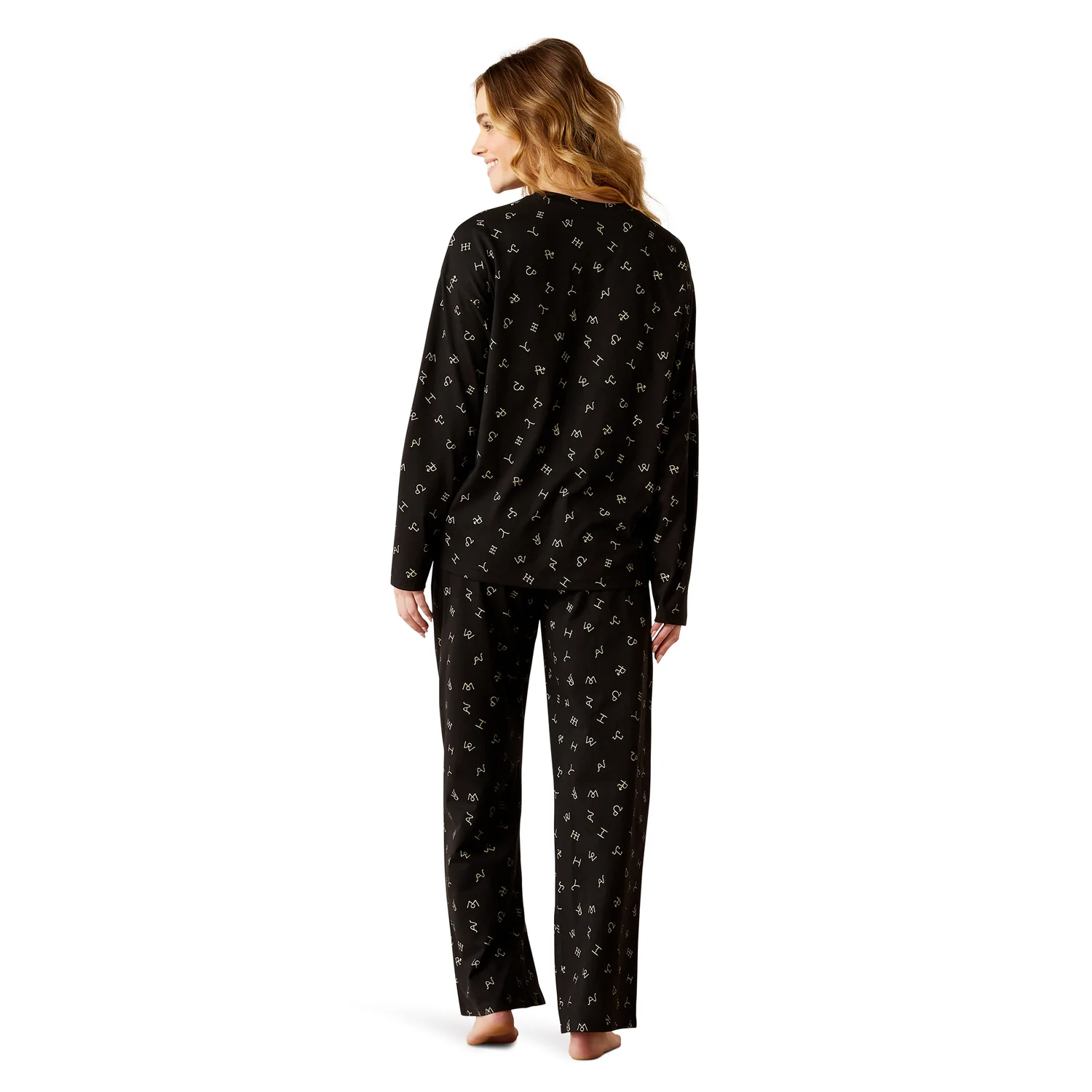 Ariat Women's Dreams Pajama Set - Black - Image 2