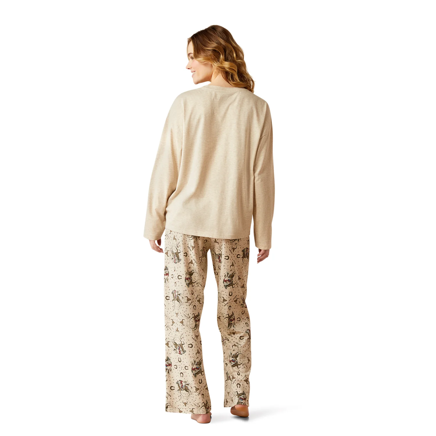 Ariat Women's Dreams Pajama Set - Sand - Image 2
