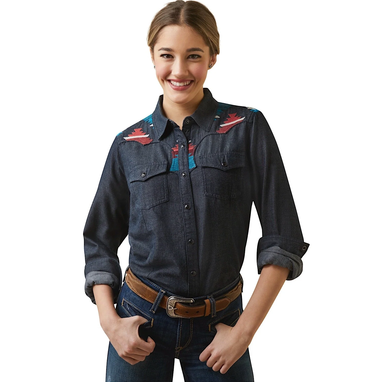 Ariat Women's Dutton Snap Shirt - Rinseed