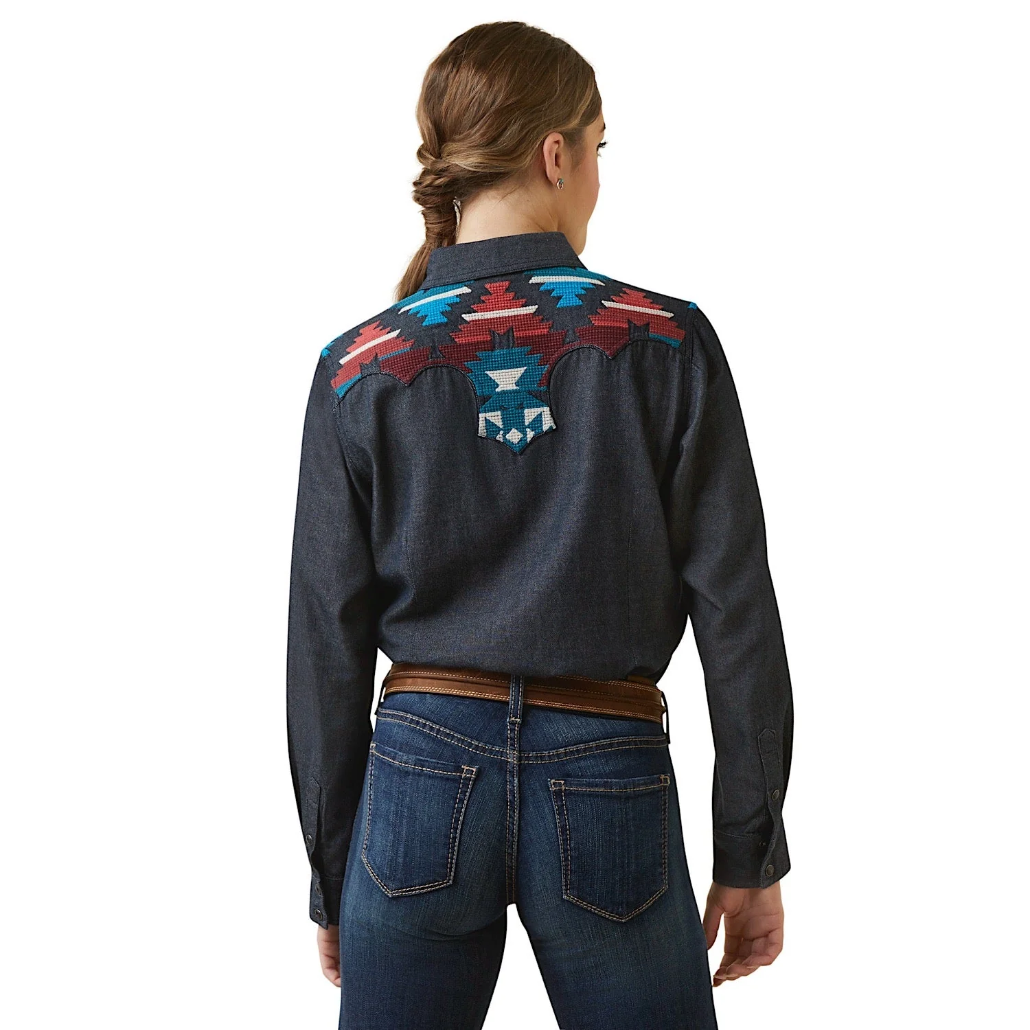 Ariat Women's Dutton Snap Shirt - Rinseed - Image 2