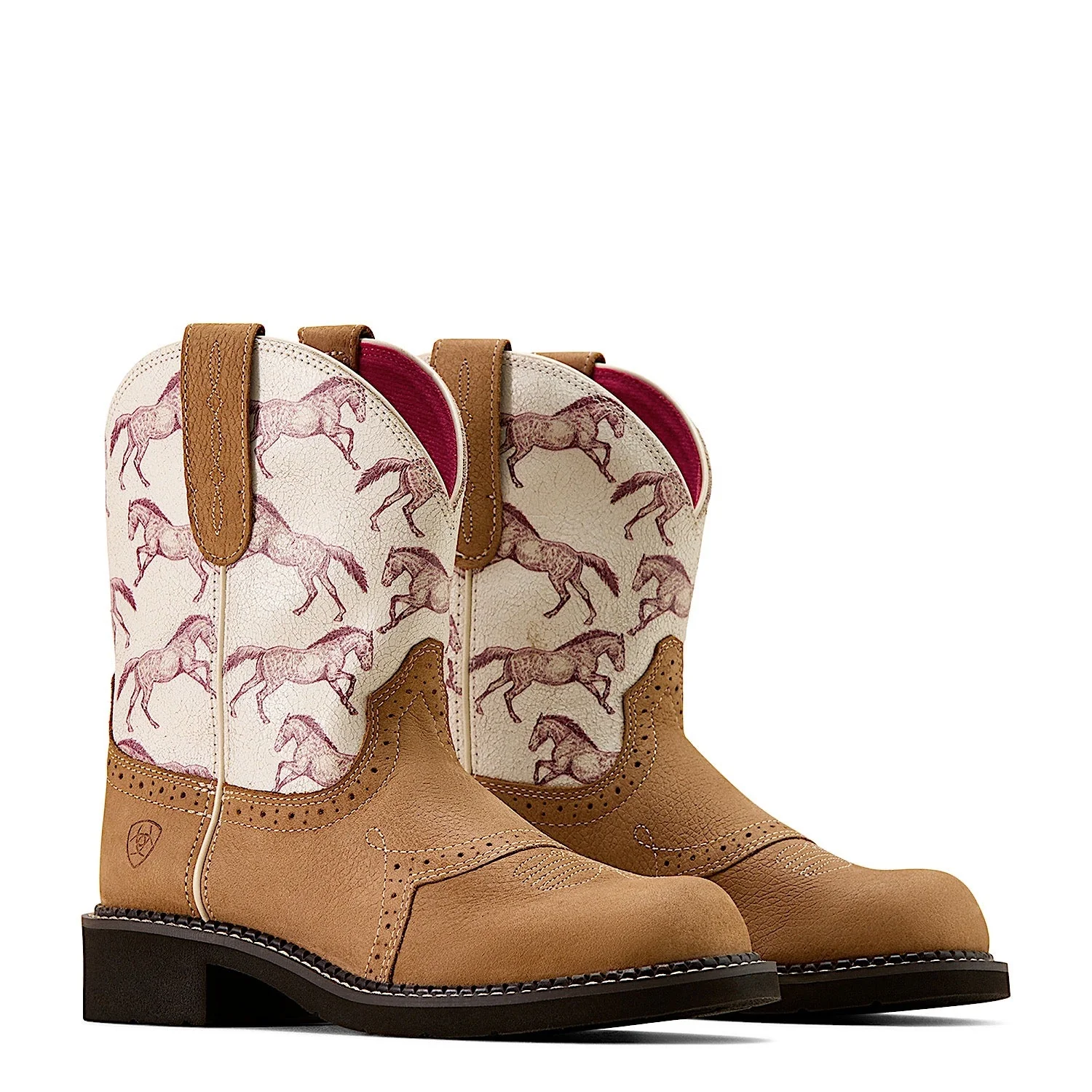 Ariat Women's Fatbaby Heritage Farrah Western Boot - Dusted Brown/Sepia Stampede - Image 7
