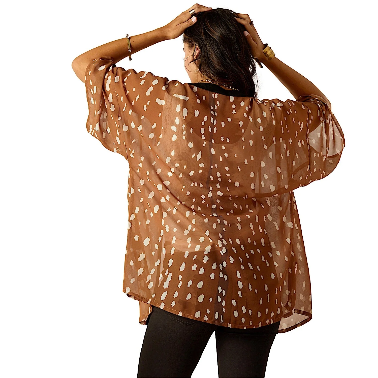 Ariat Women's Fawn Kimono Wrap - Fawn - Image 2