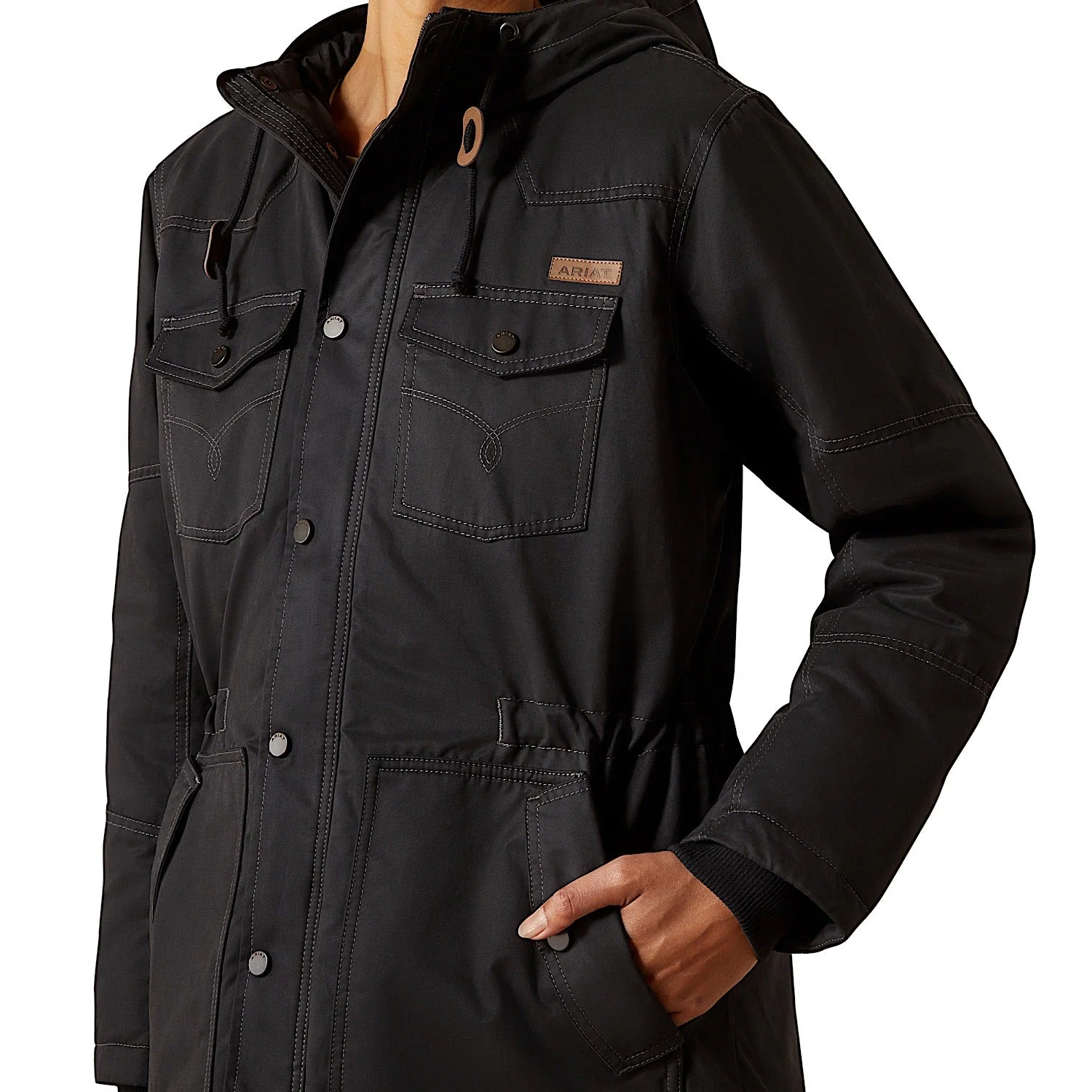 Ariat Women's Grizzly 2.0 Parka - Black - Image 4