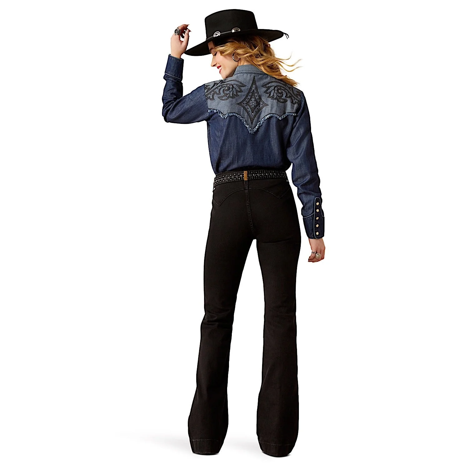 Ariat Women's High Rise Slim Trouser - Dixie Valencia - Image 2