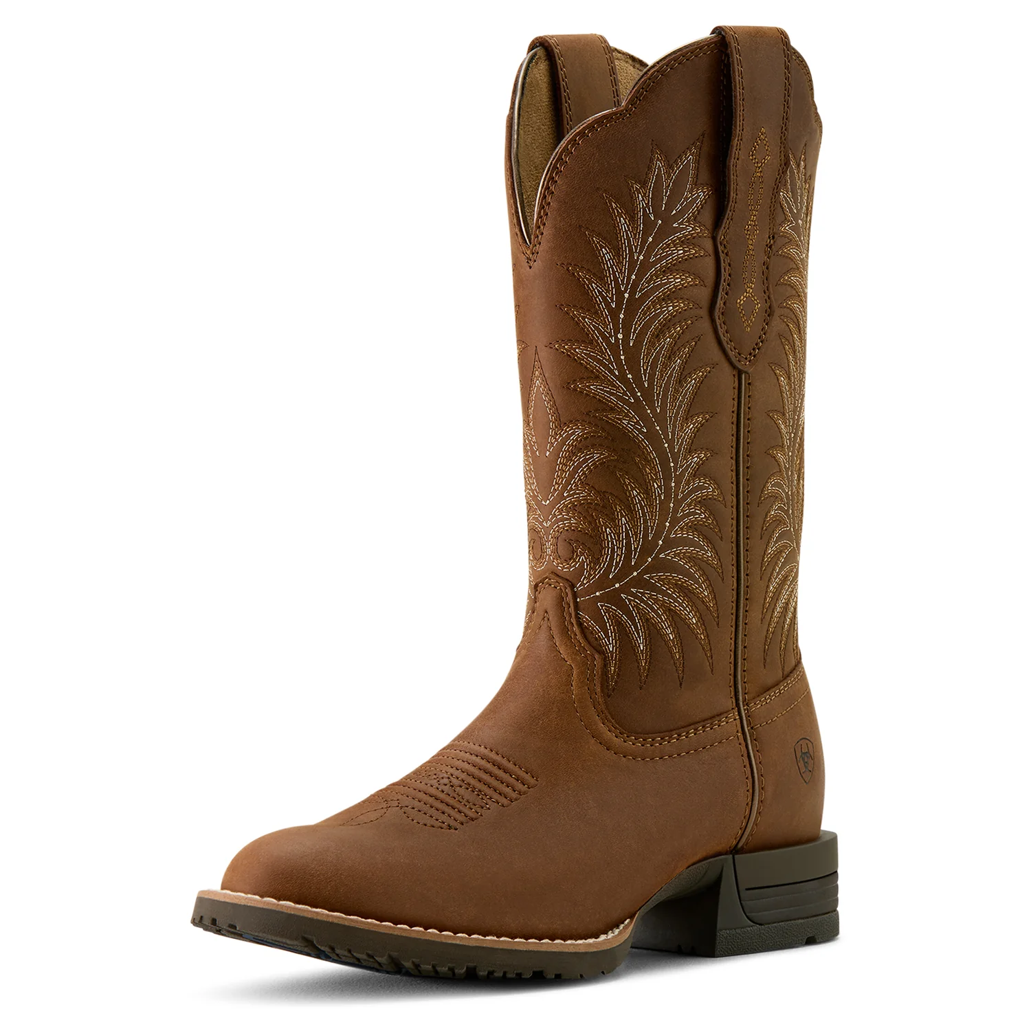 Ariat Women's Hybrid Ranchward W Toe Western Boot - Frontier Brown