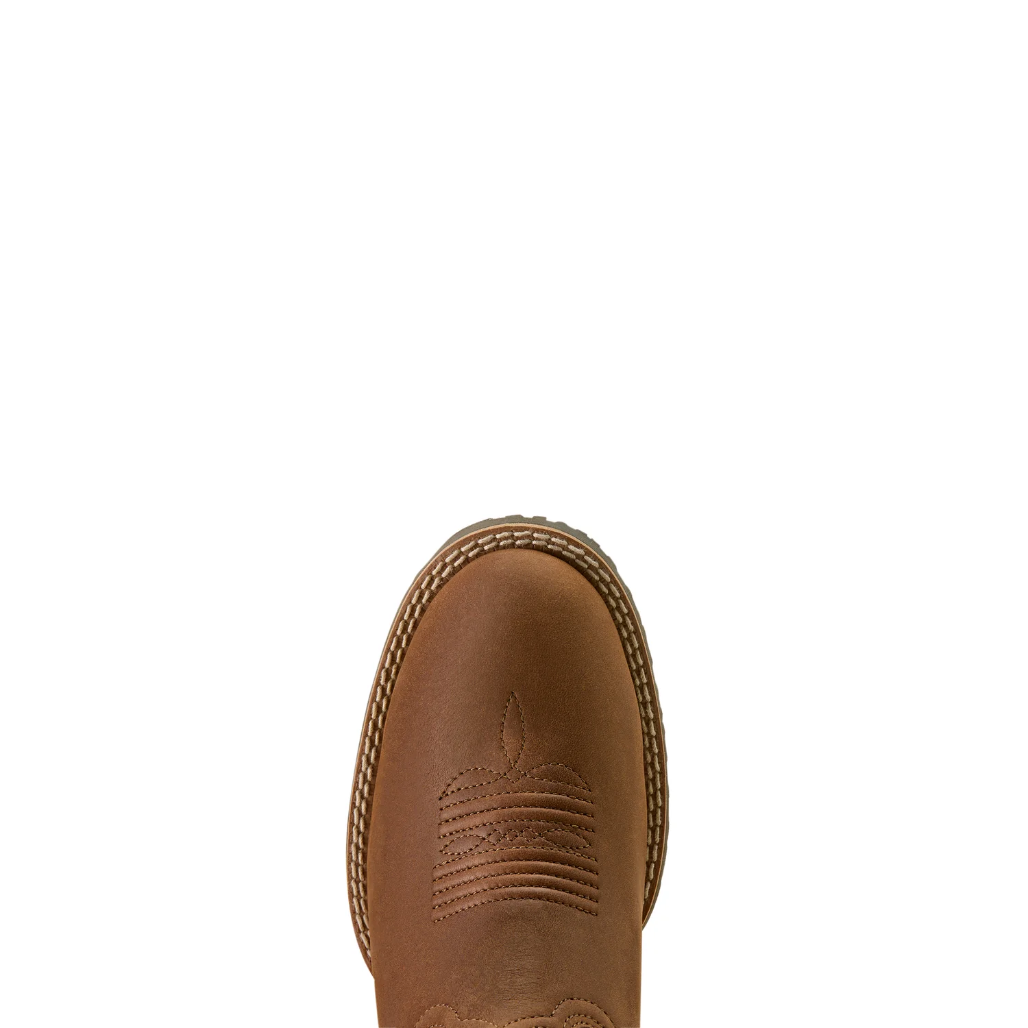 Ariat Women's Hybrid Ranchward W Toe Western Boot - Frontier Brown - Image 5