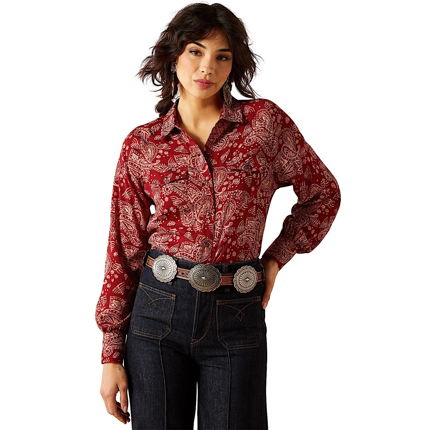 Ariat Women's Imprints Shirt - Antique Paisley