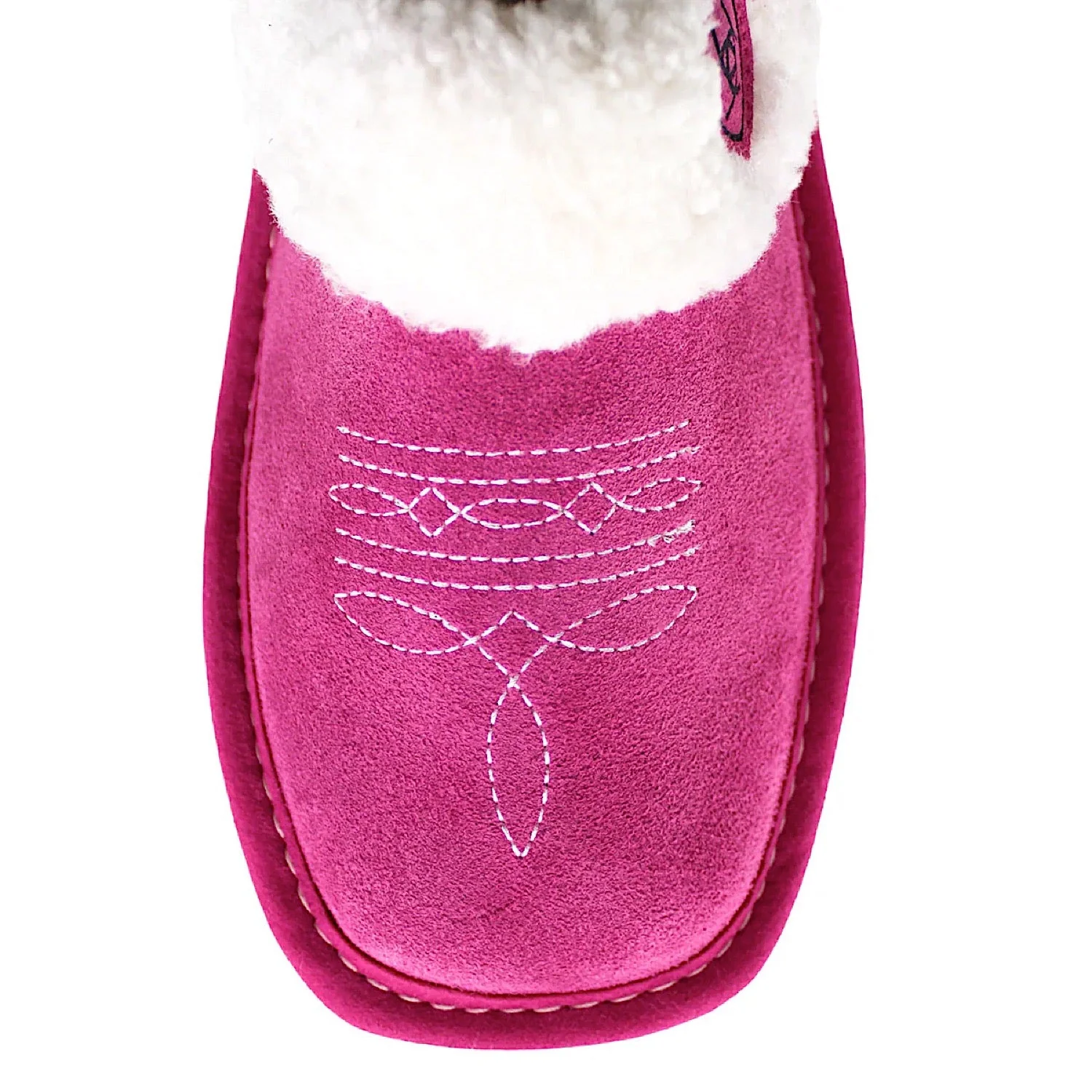 Ariat Women's Jackie Square Toe Slipper - Very Berry Pink - Image 2