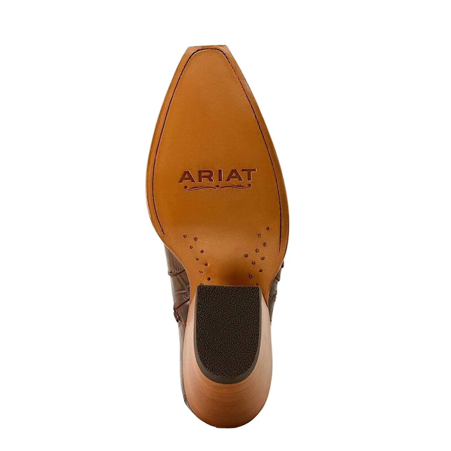 Ariat Women's Jade X Toe Heeled Ankle Boot - Luxe Espresso Print - Image 4