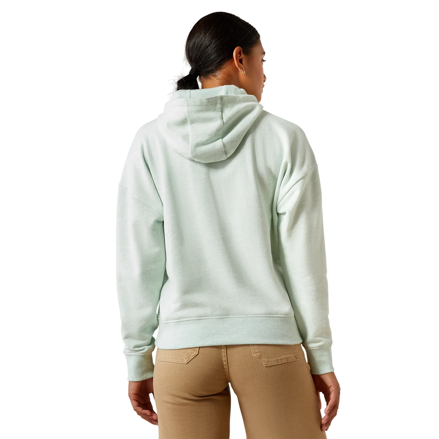 Ariat Women's Just Hoodie - Beach Glass Heather - Image 2