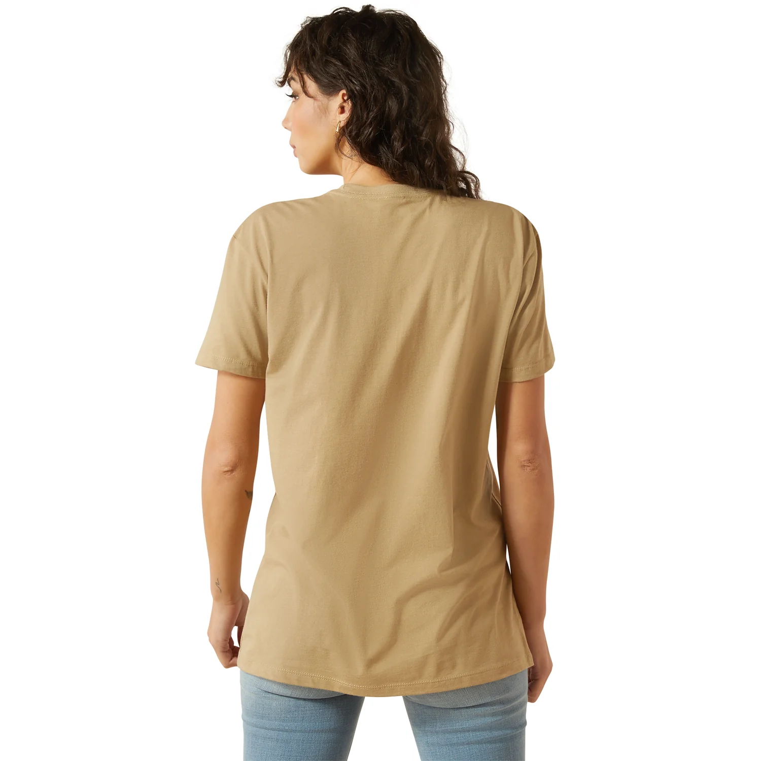 Ariat Women's Kickin Up Dust Tee - Sand - Image 2