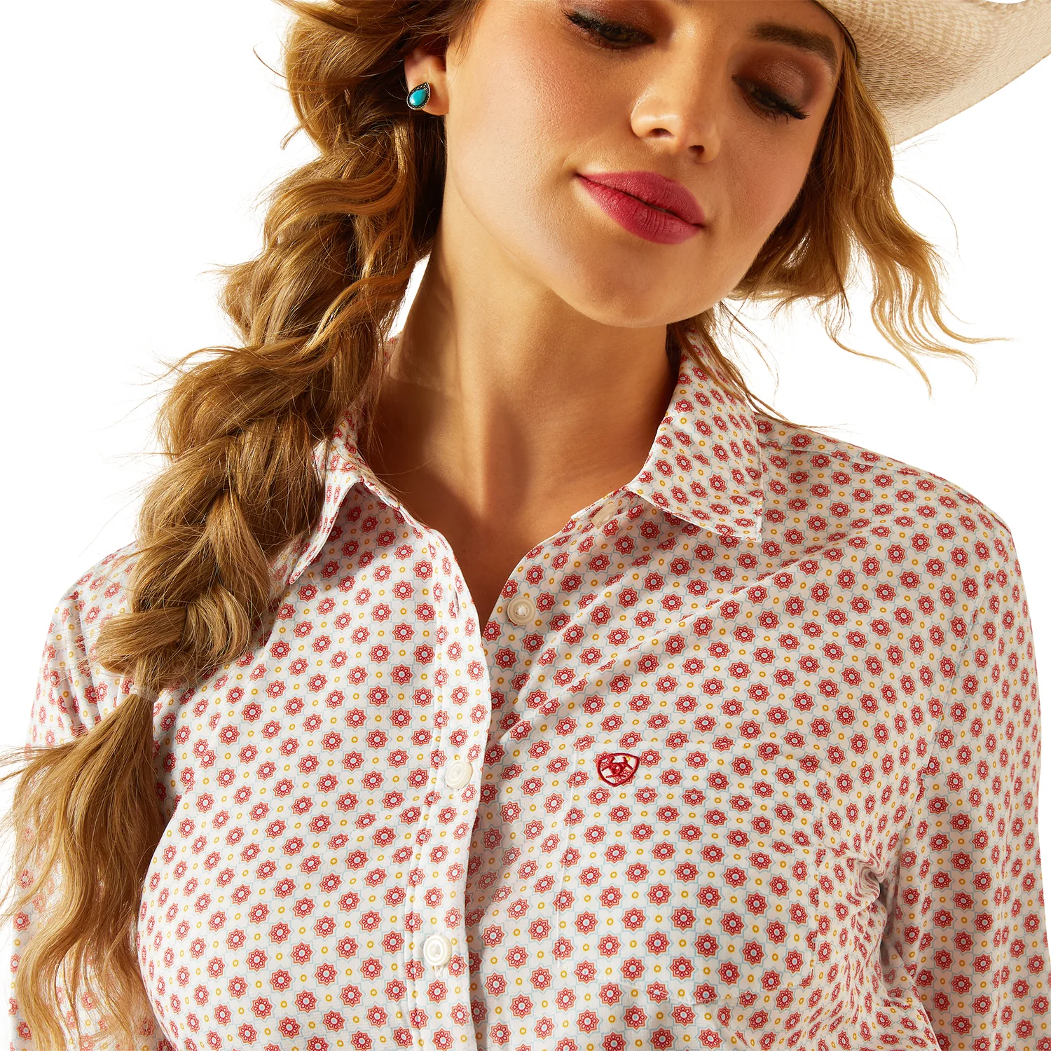 Ariat Women's Kirby Pro Shirt - Elio Geo - Image 3