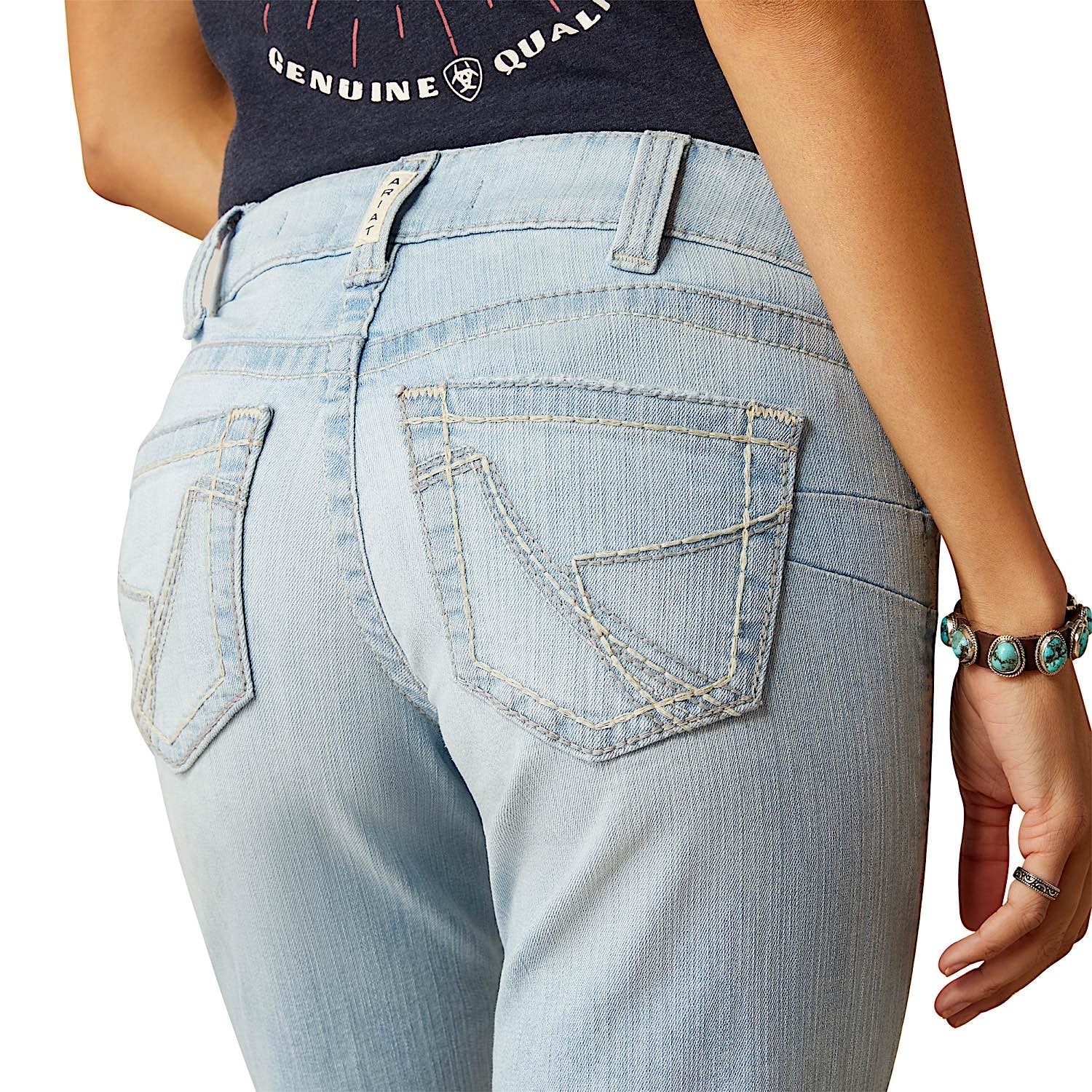 Ariat Women's Low Rise Zayla Straight Leg Jean - Claremont - Image 5