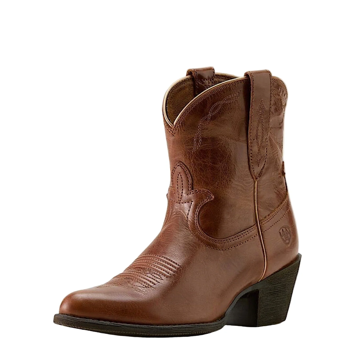 Ariat Women's Maggie J Toe Heeled Western Shortie Boot - Aged Sienna