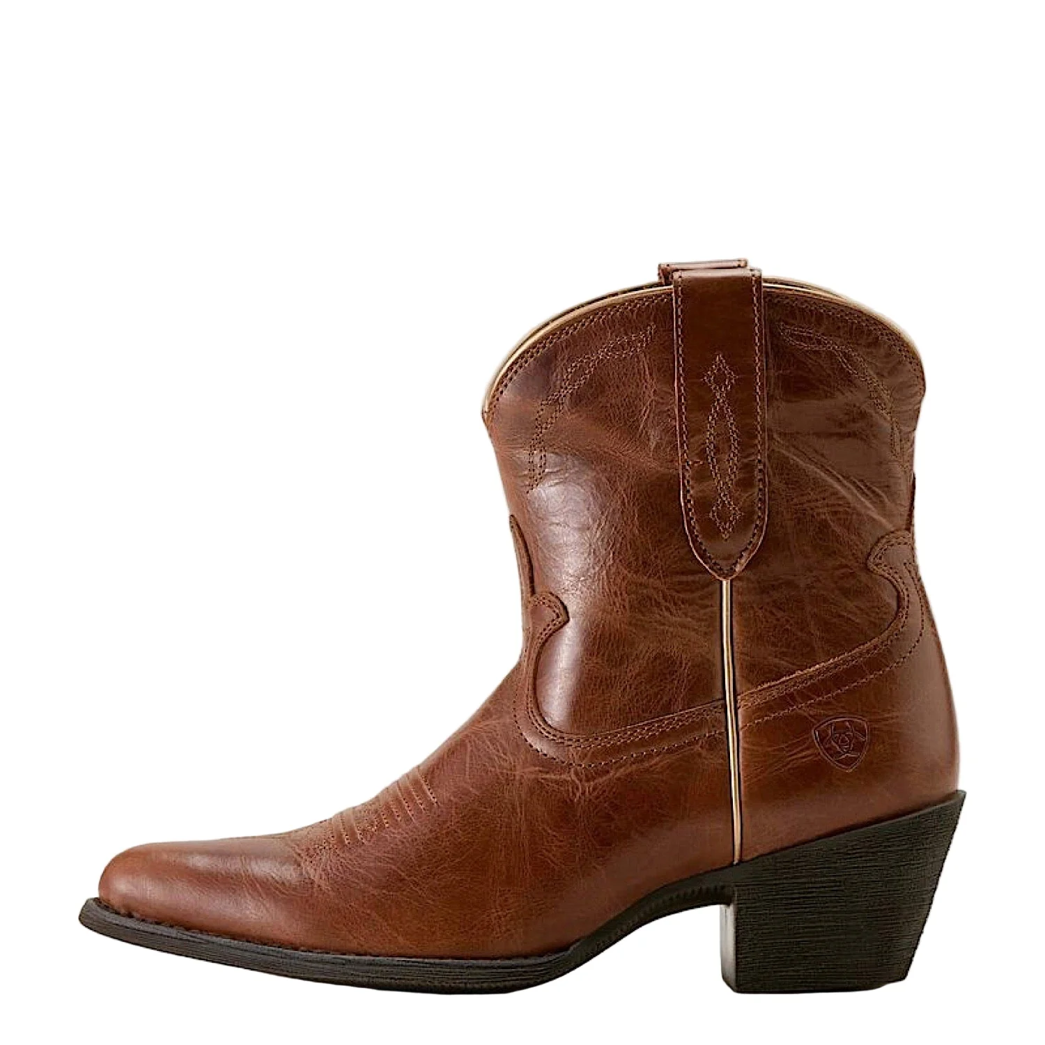 Ariat Women's Maggie J Toe Heeled Western Shortie Boot - Aged Sienna - Image 2