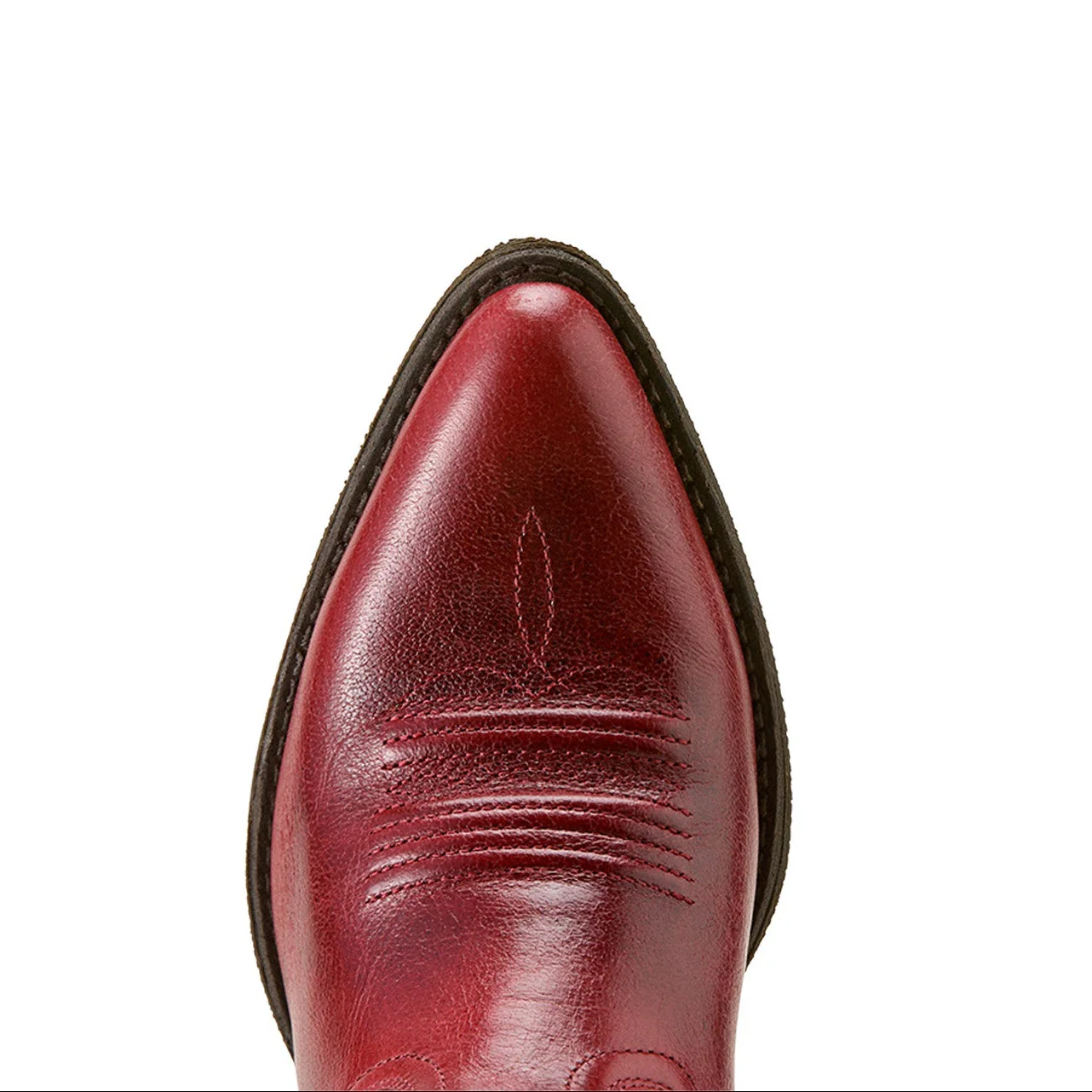 Ariat Women's Maggie J Toe Heeled Western Shortie Boot - Barn Red - Image 4