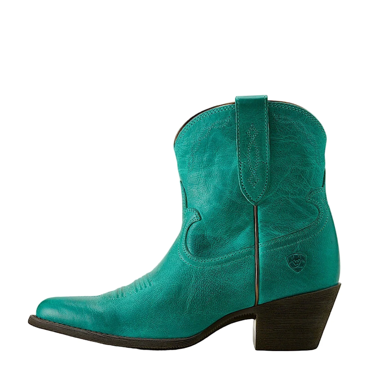 Ariat Women's Maggie J Toe Heeled Western Shortie Boot - Deep Turquoise - Image 2