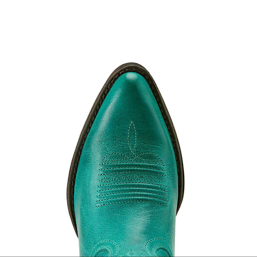 Ariat Women's Maggie J Toe Heeled Western Shortie Boot - Deep Turquoise - Image 4