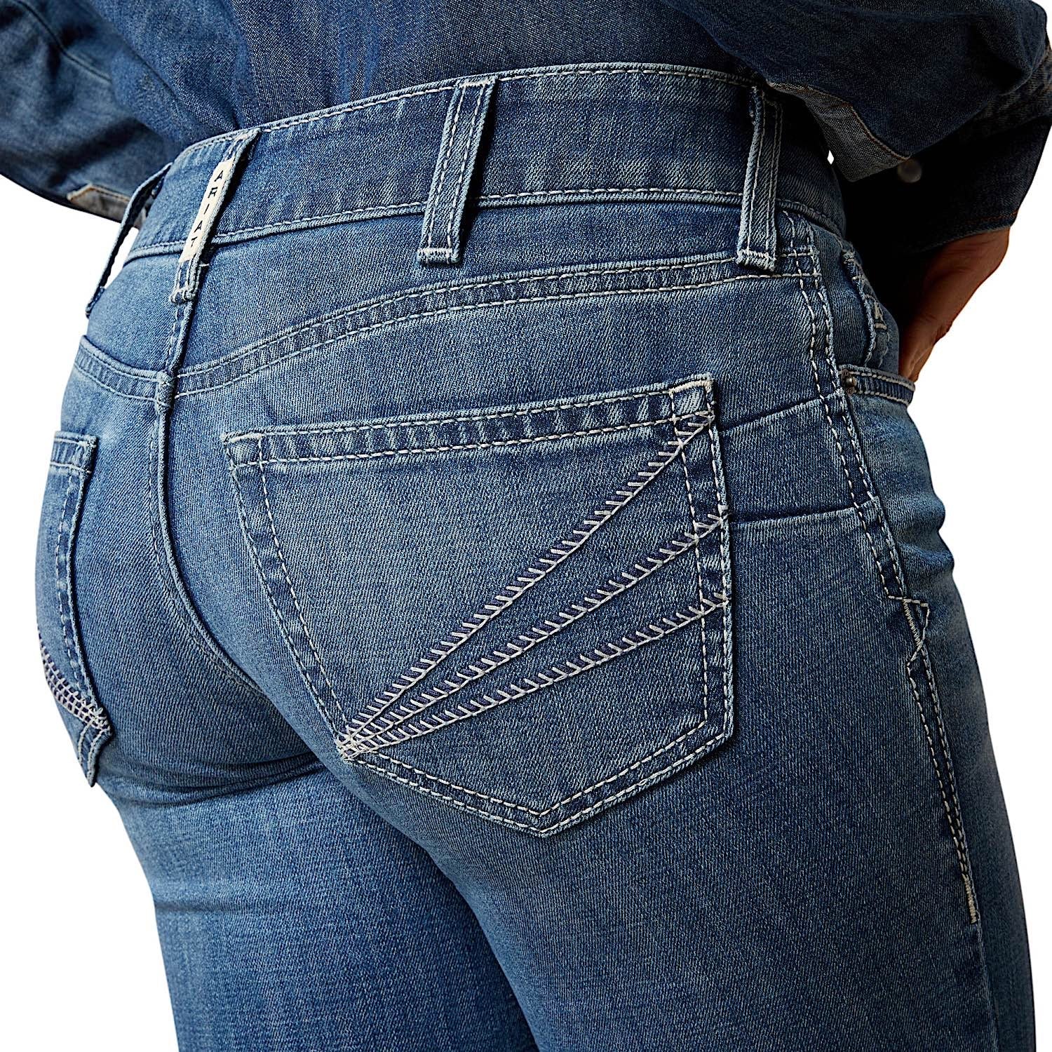 Ariat Women's Mid Rise Aisha Boot Cut Jeans - Ithica - Image 5