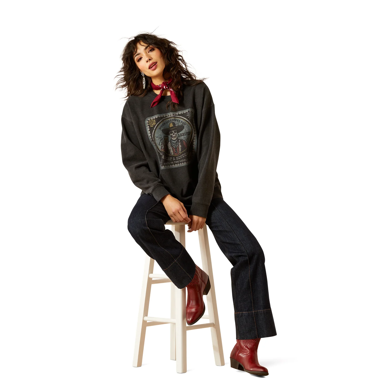 Ariat Women's Oversize Sendero When Life Gives You Agaves - Image 5