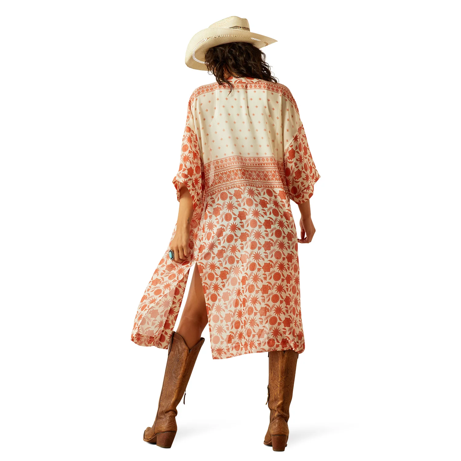 Ariat Women's Paige Duster - Senora Border Print - Image 3