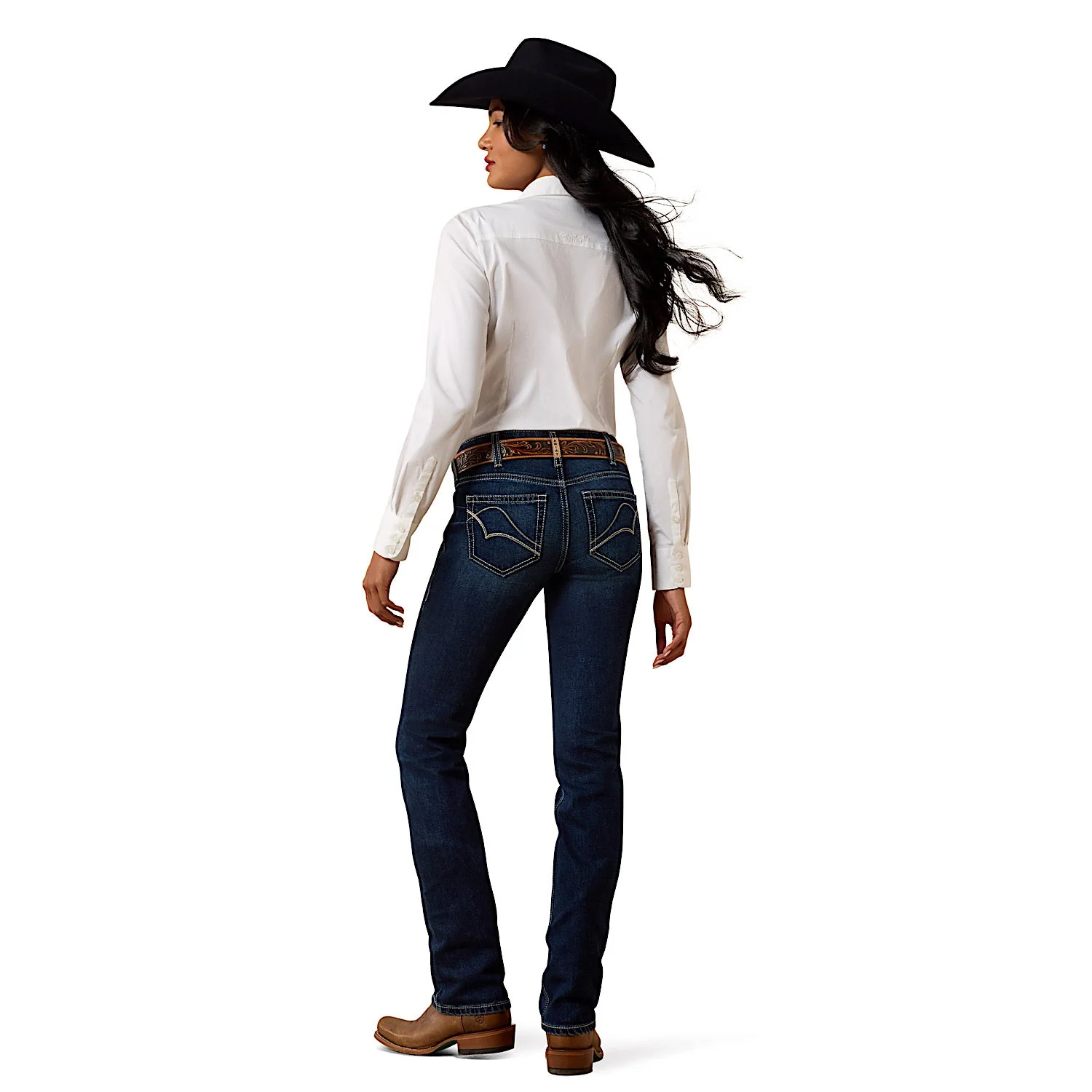Ariat Women's Perfect Rise Acclimatise Harper Straight Leg Jeans - Sonoma - Image 2