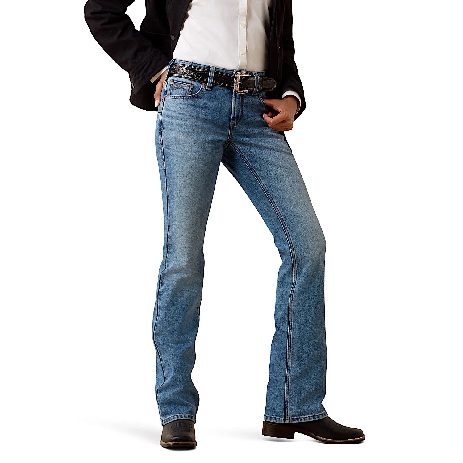 Ariat Women's Perfect Rise Acclimatise Nayelli Boot Cut Jeans - Panama