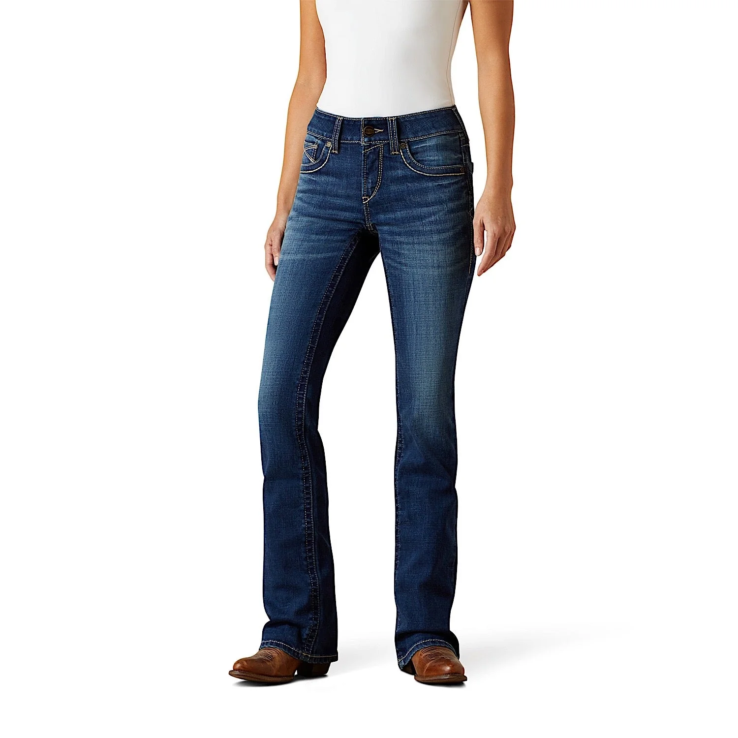 Ariat Women's Perfect Rise Adalynne Boot Cut Jeans - Barryessa