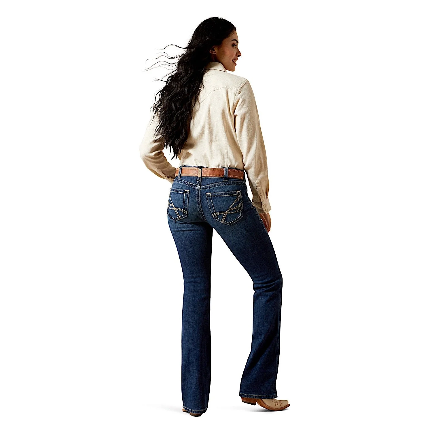 Ariat Women's Perfect Rise Adalynne Boot Cut Jeans - Barryessa - Image 3