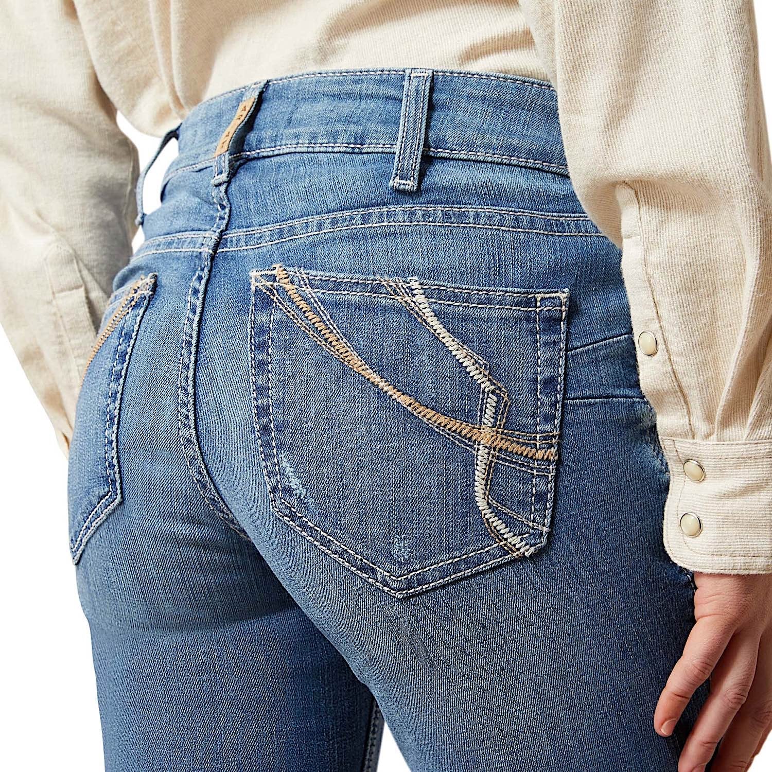 Ariat Women's Perfect Rise Andrea Flare Jeans - Belfaire - Image 5