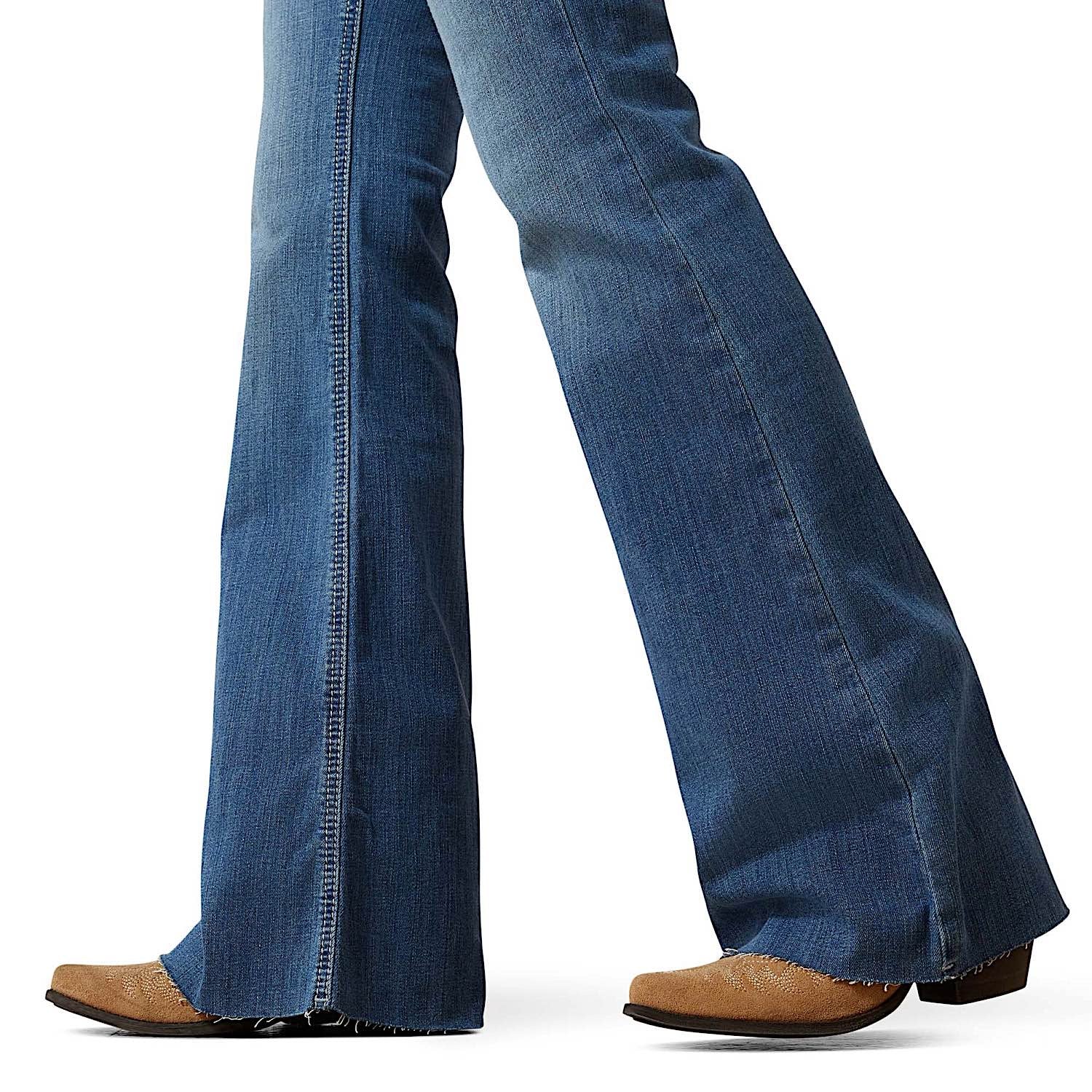 Ariat Women's Perfect Rise Andrea Flare Jeans - Belfaire - Image 6