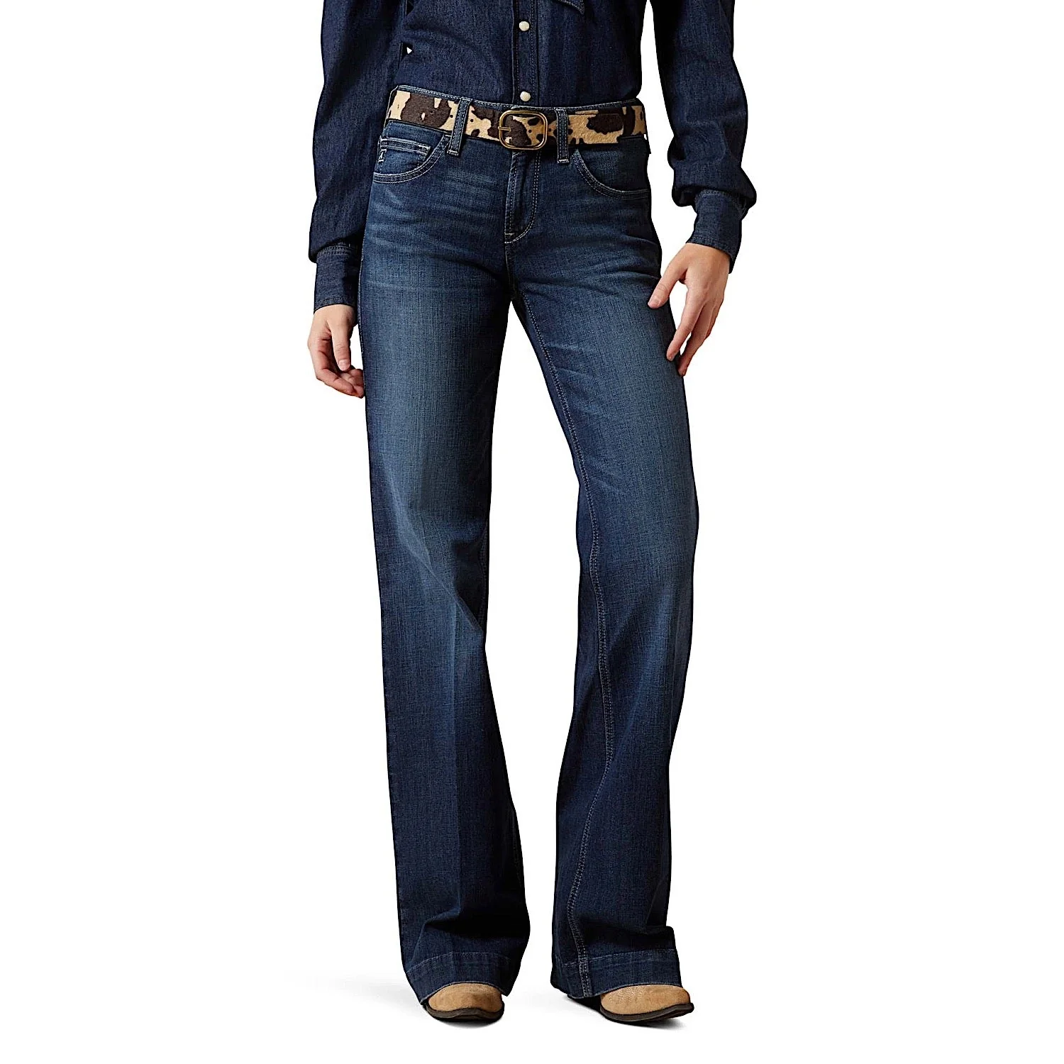 Ariat Women's Perfect Rise Catalaya Trouser Jeans - Plumas - Image 2