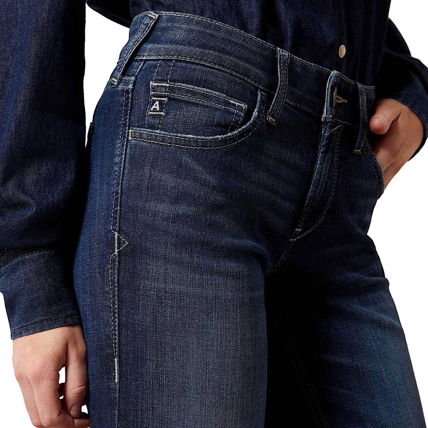Ariat Women's Perfect Rise Catalaya Trouser Jeans - Plumas - Image 5