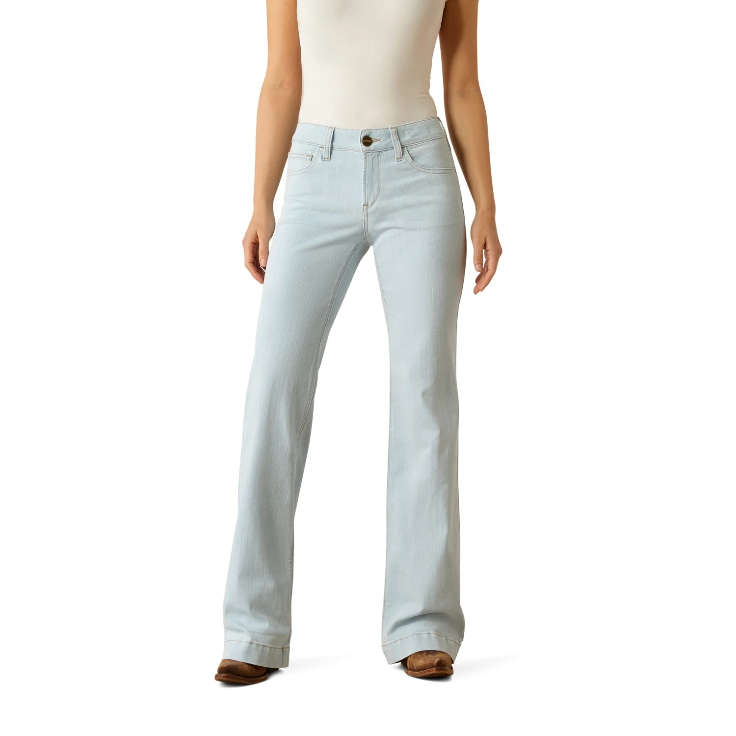 Ariat Women's Perfect Rise Jordyn Trouser - Ice