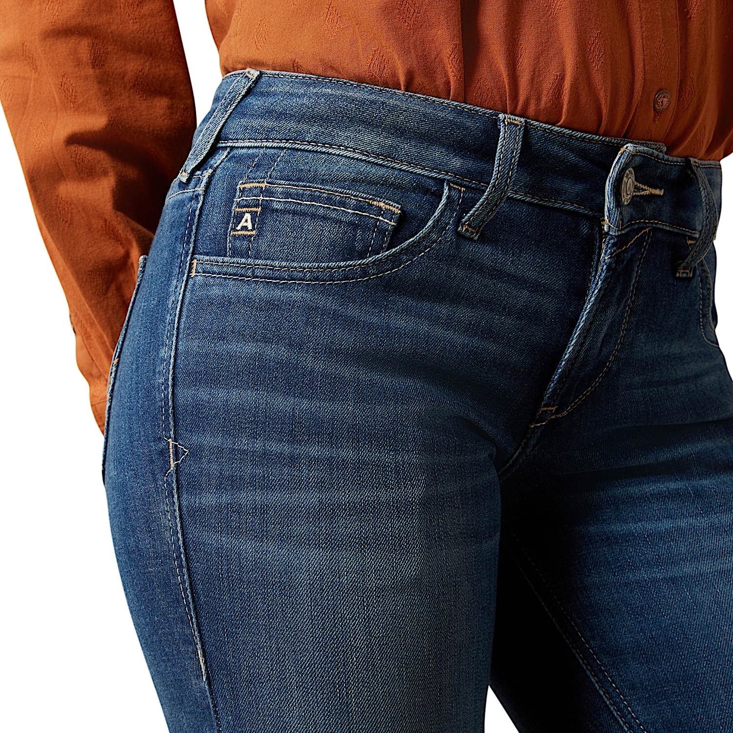 Ariat Women's Perfect Rise Lislie Slim Trouser Jeans - Vermont - Image 4