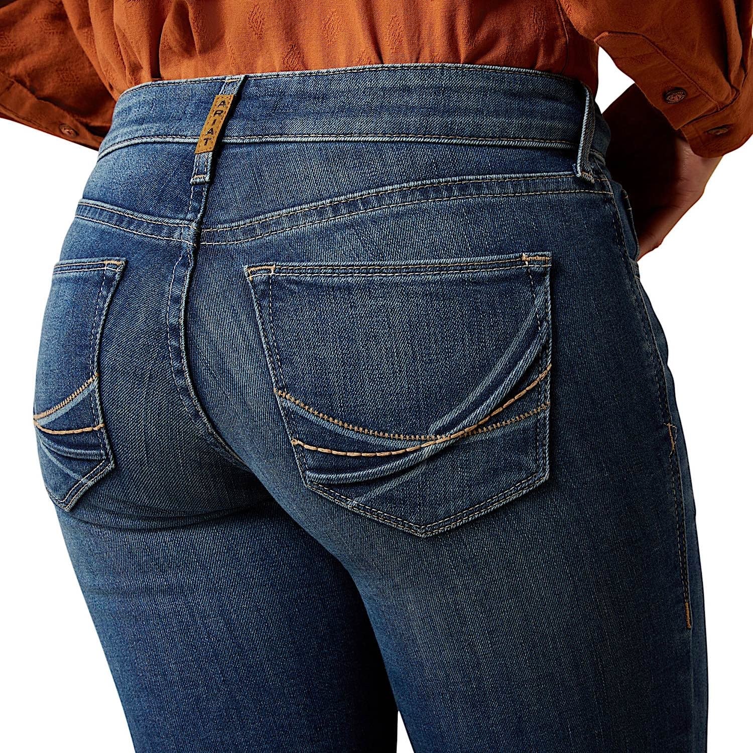 Ariat Women's Perfect Rise Lislie Slim Trouser Jeans - Vermont - Image 5
