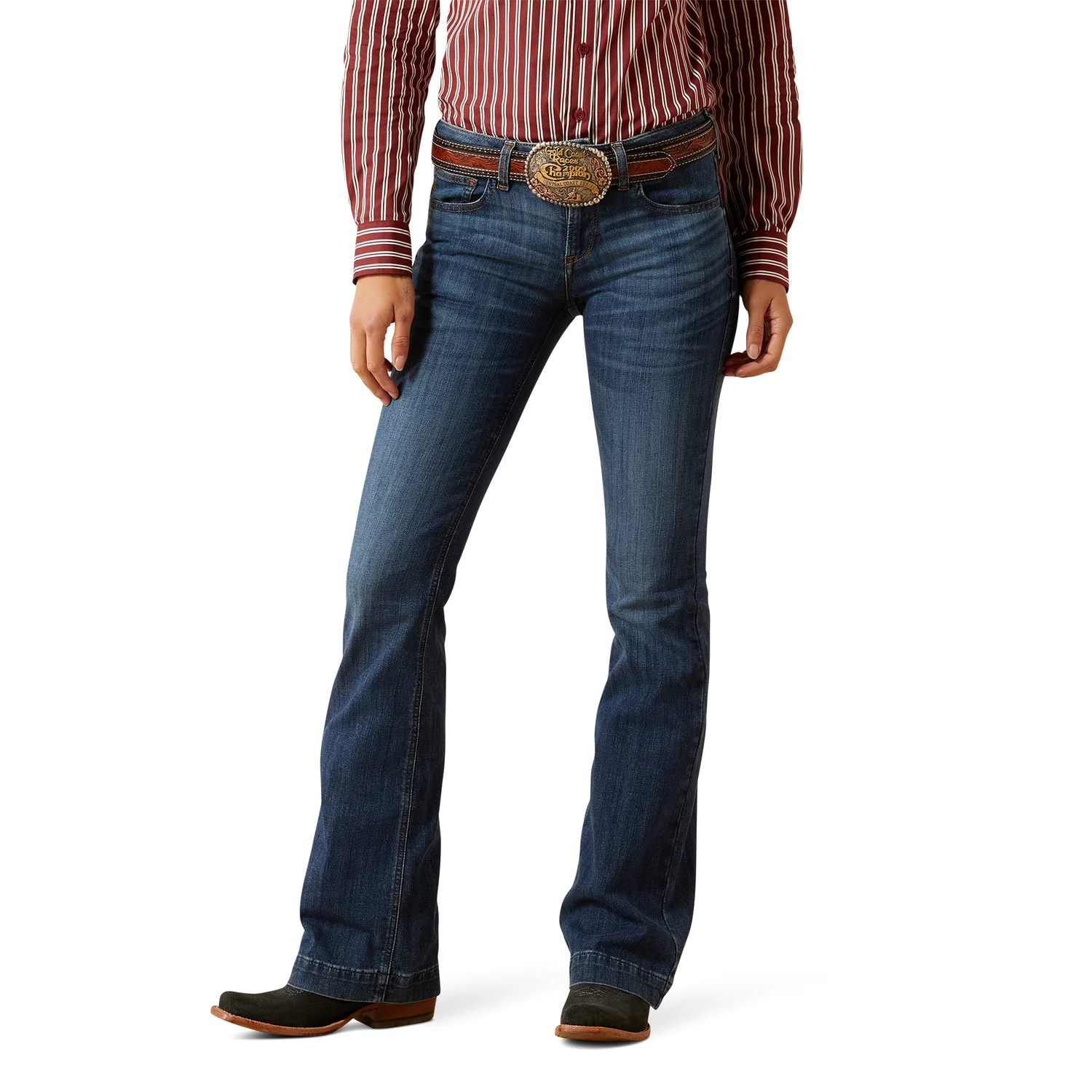 Ariat Women's Perfect Rise Slim Denim Trouser - Bessie Irvine
