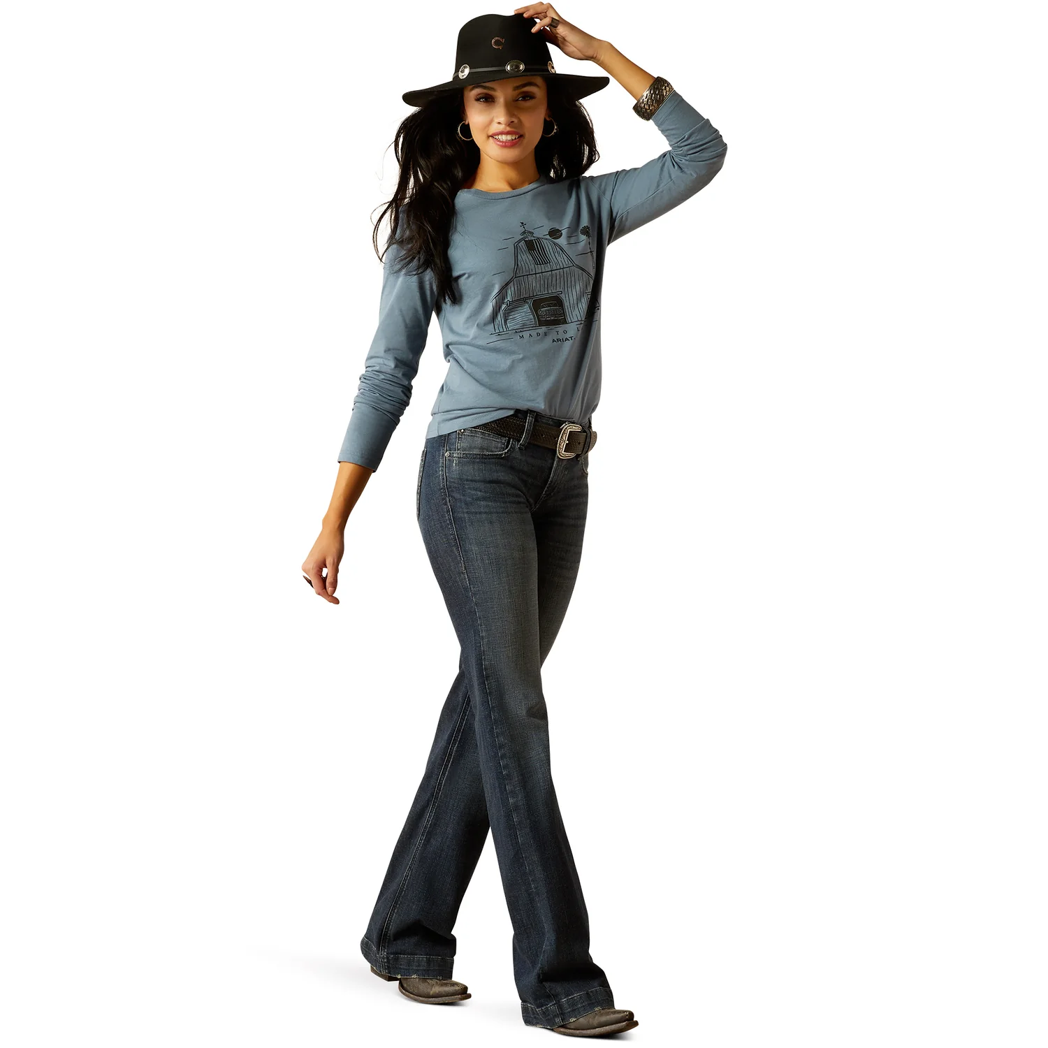 Ariat Women's Perfect Rise Trouser - Elsie Missouri - Image 6