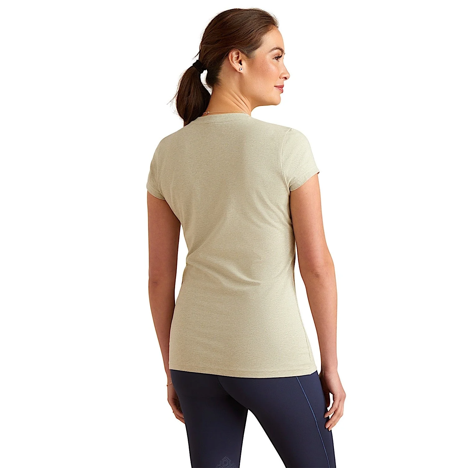 Ariat Women's Posey T-Shirt - Heather Laurel Green - Image 2