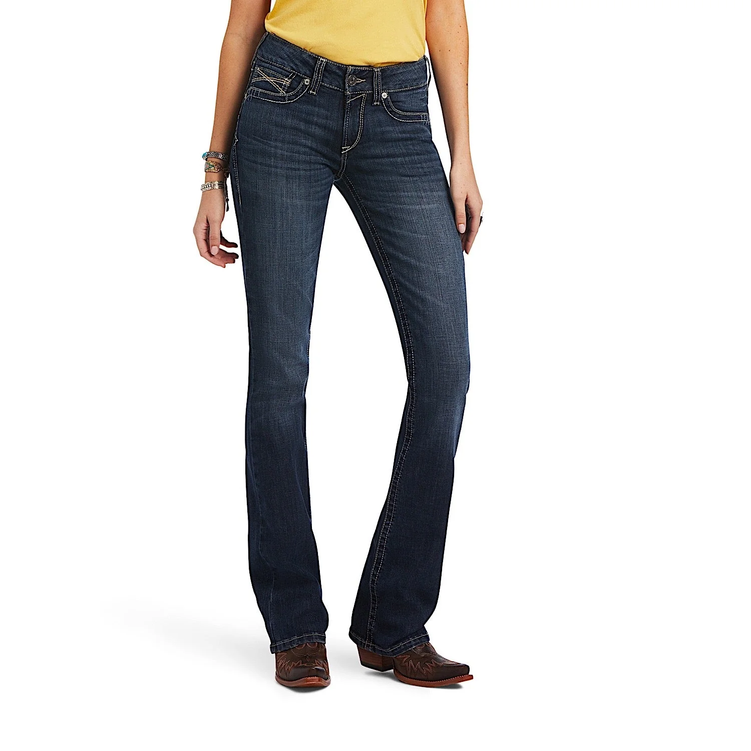 Ariat Women's R.E.A.L Perfect Rise Lexie Boot Cut Jean - Missouri