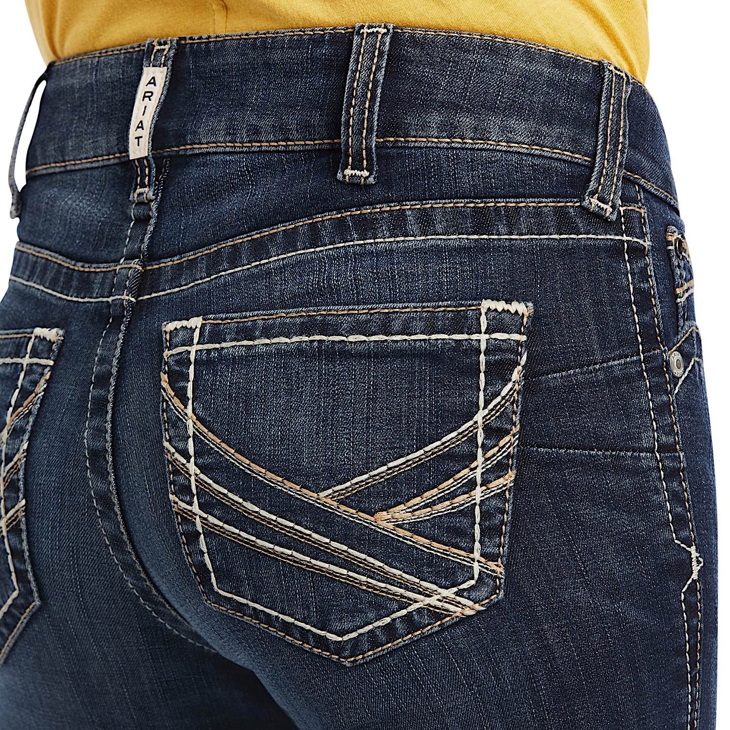 Ariat Women's R.E.A.L Perfect Rise Lexie Boot Cut Jean - Missouri - Image 6