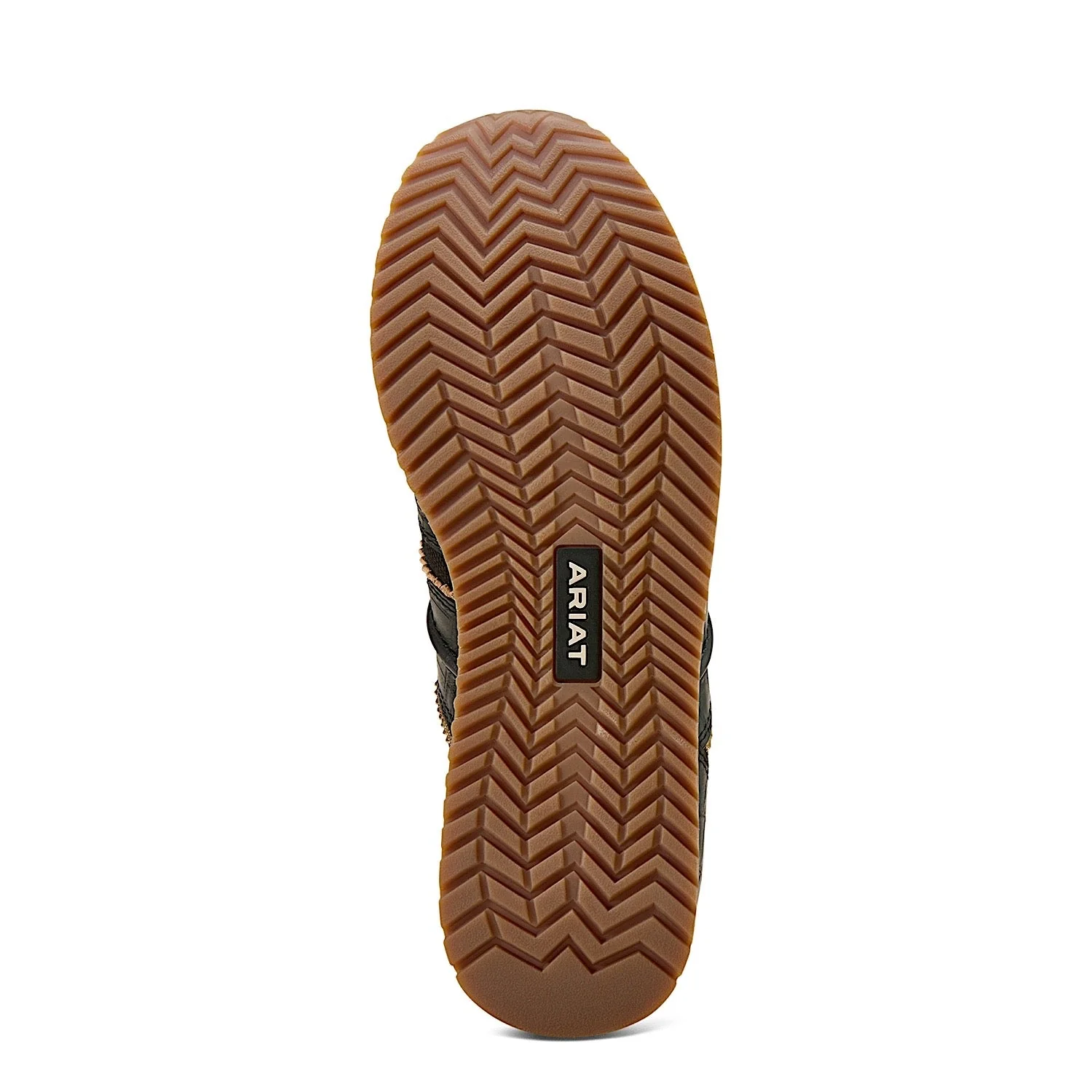 Ariat Women's Ranch Runner Shoe - Black/Luxe Caviar Croc Print - Image 3