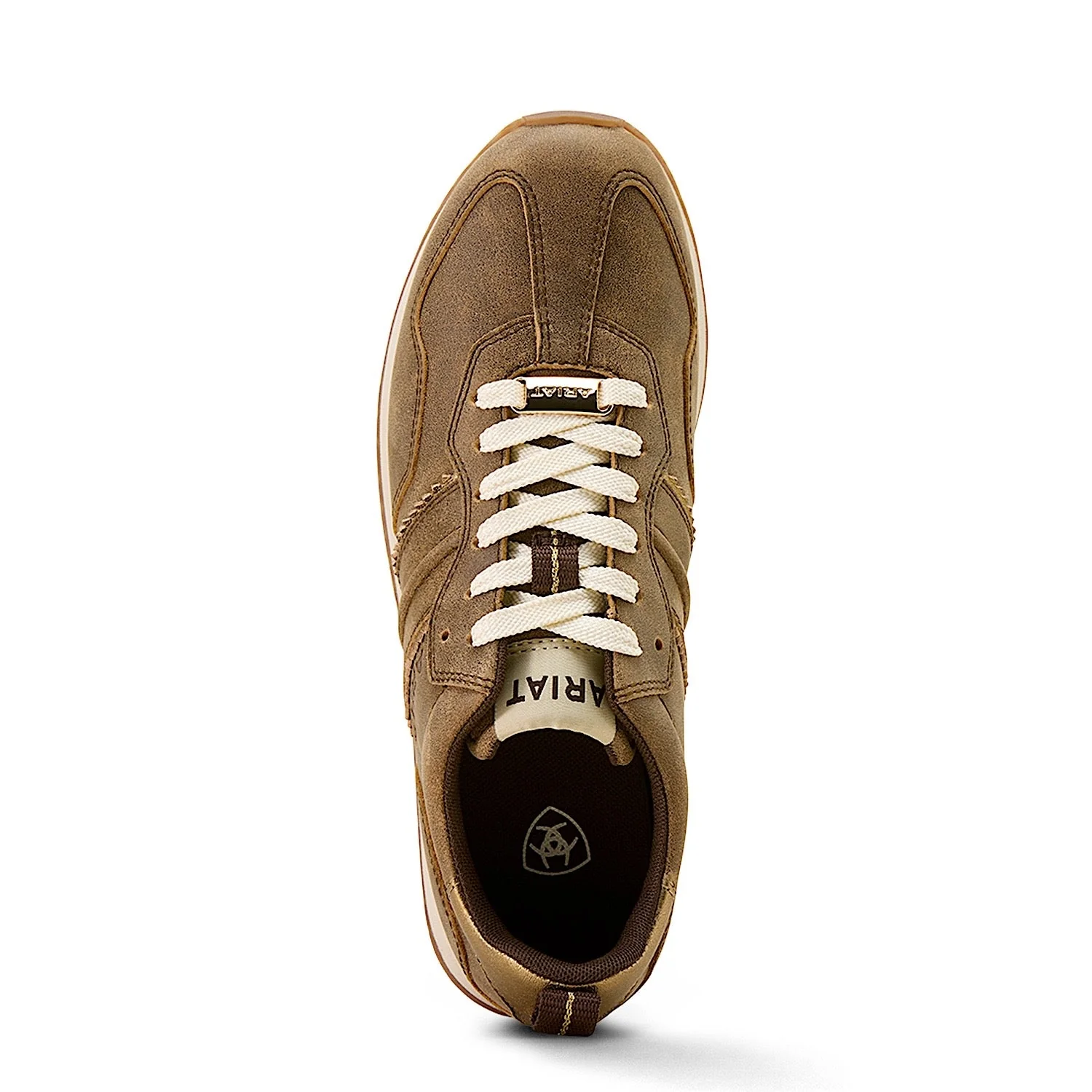Ariat Women's Ranch Runner Shoe - Brown Bomber - Image 4