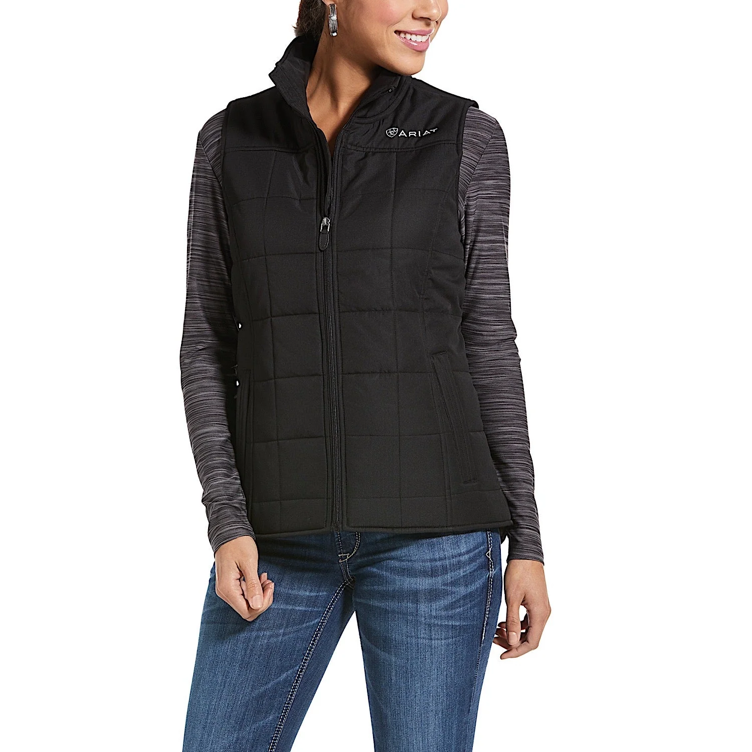 Ariat Women's REAL Crius Vest - Black