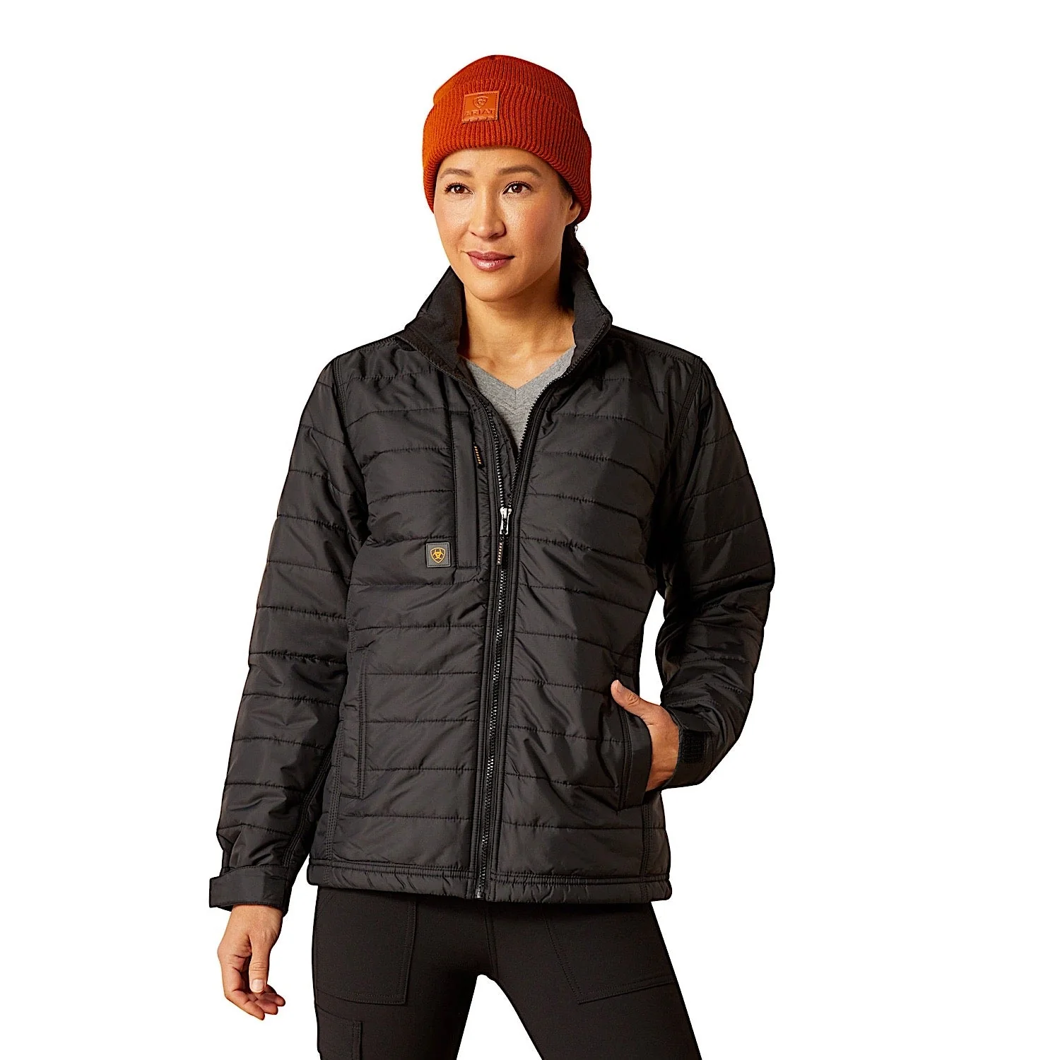 Ariat Women's Rebar Cordura Ripstop Lightweight Insulated Jacket - Black