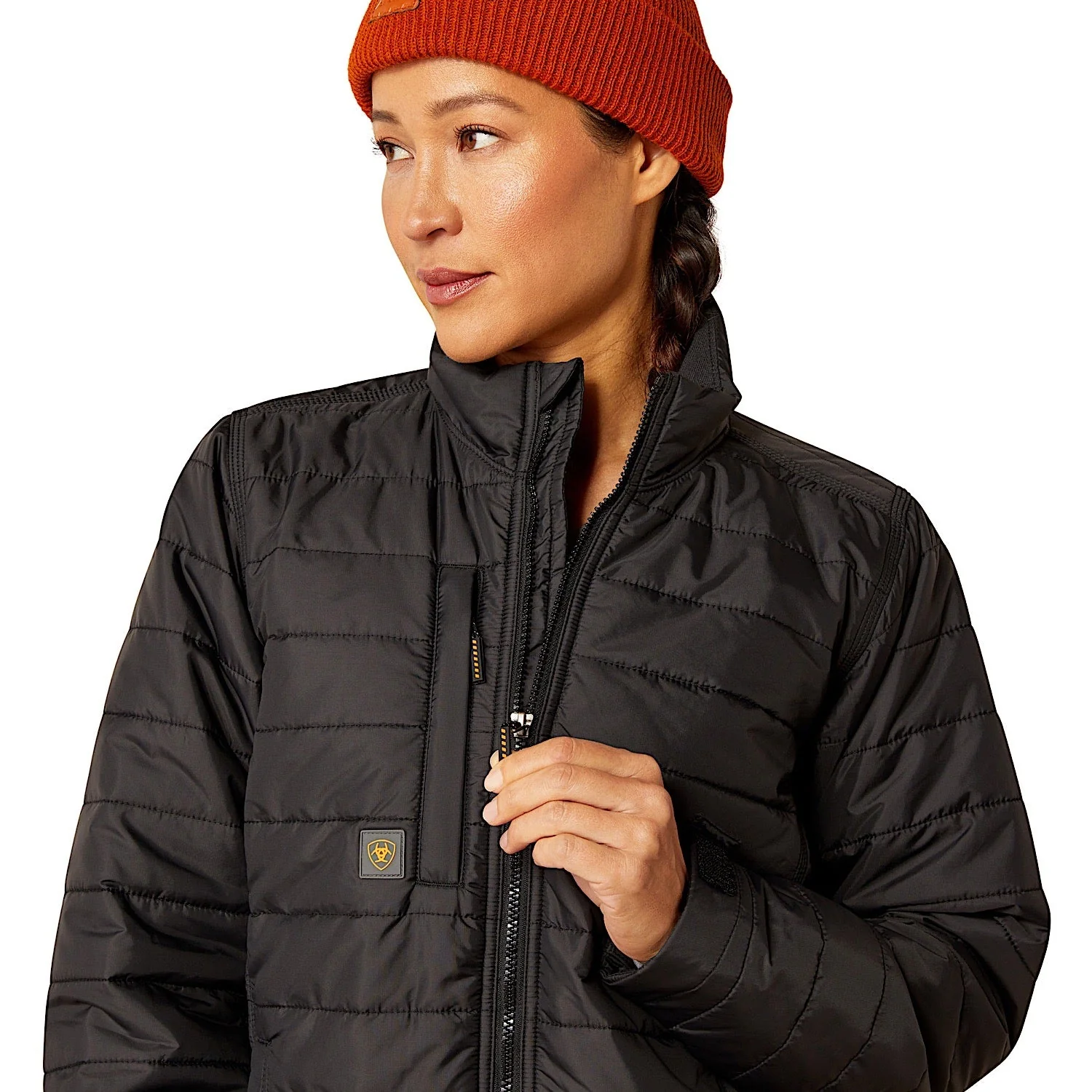 Ariat Women's Rebar Cordura Ripstop Lightweight Insulated Jacket - Black - Image 5