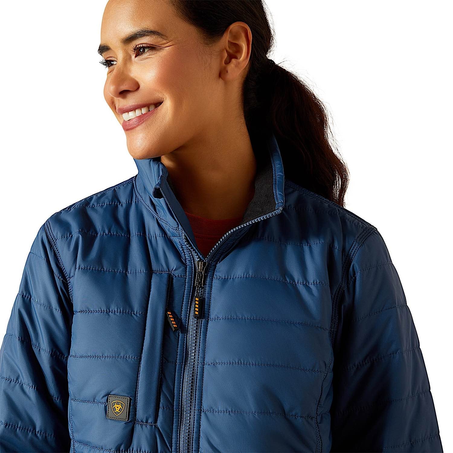 Ariat Women's Rebar Cordura Ripstop Lightweight Insulated Jacket - Ensign Blue - Image 4