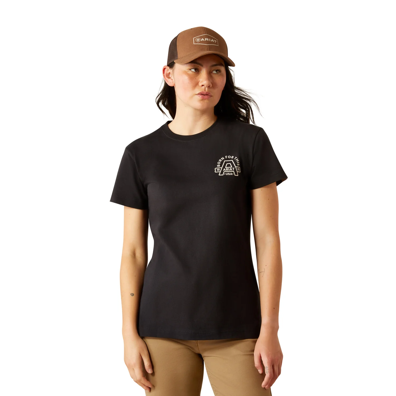 Ariat Women's Rebar Cotton Strong T Shirt - Black