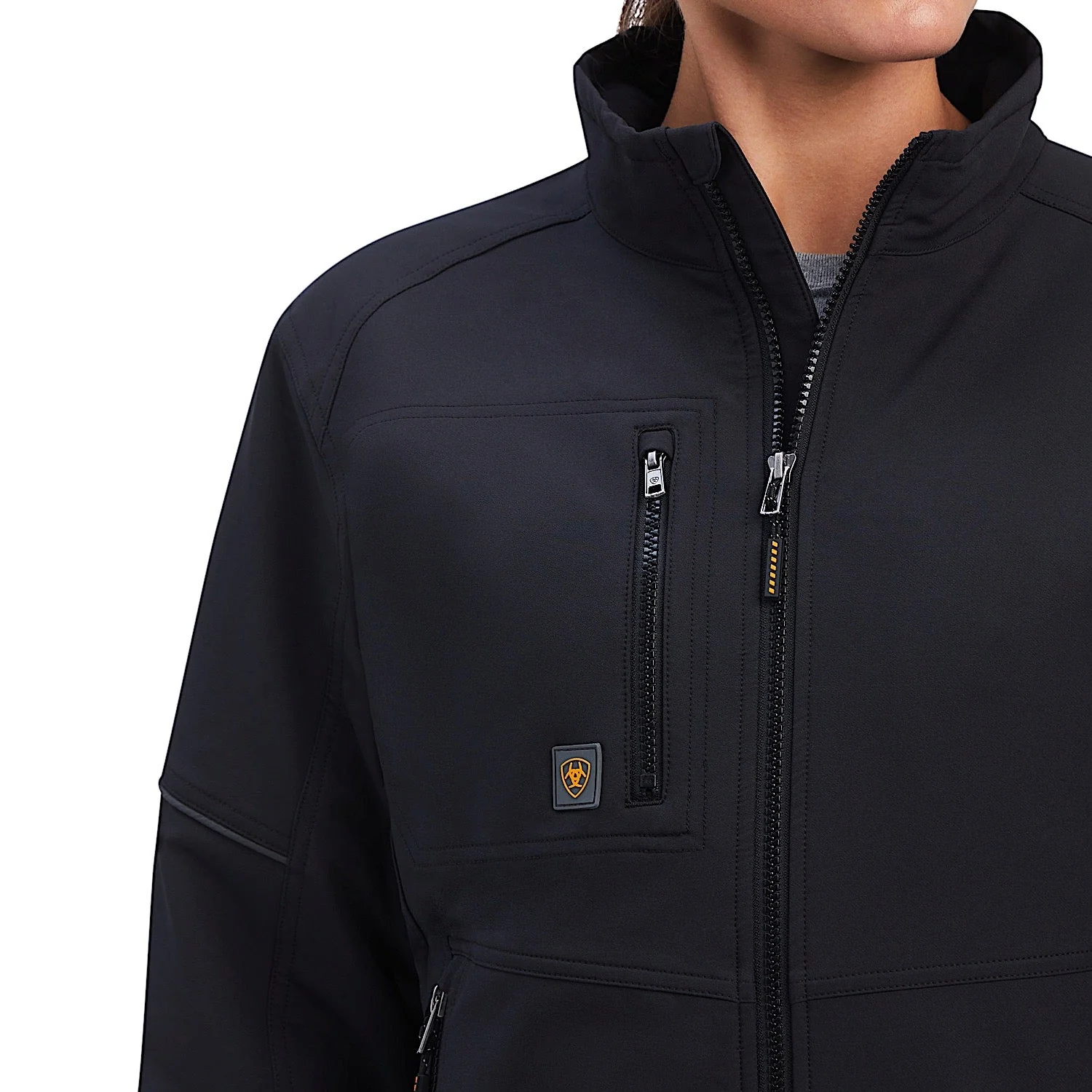 Ariat Women's Rebar Dri-Tek DuraStretch Insulated Jacket Black - Image 2